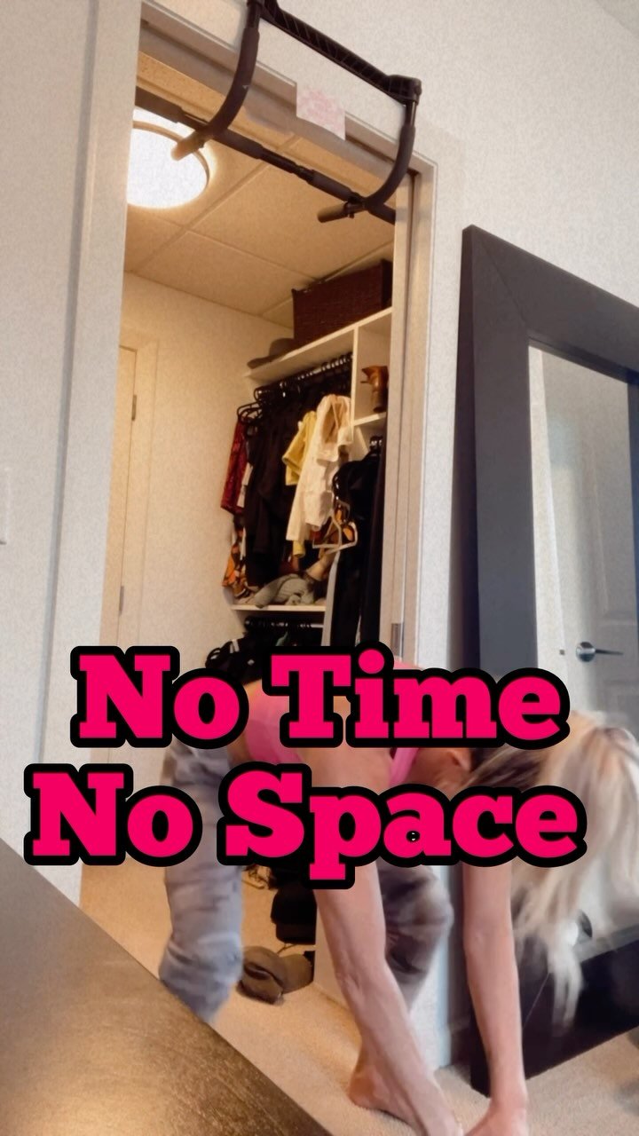 What Can Be Done ... It Is Up To You ??
Short on Time , short on space - like I always say "where there is a will there is a way!"
Training should be a part of your life, not your life.... make it fit for you! Join me online anywhere !