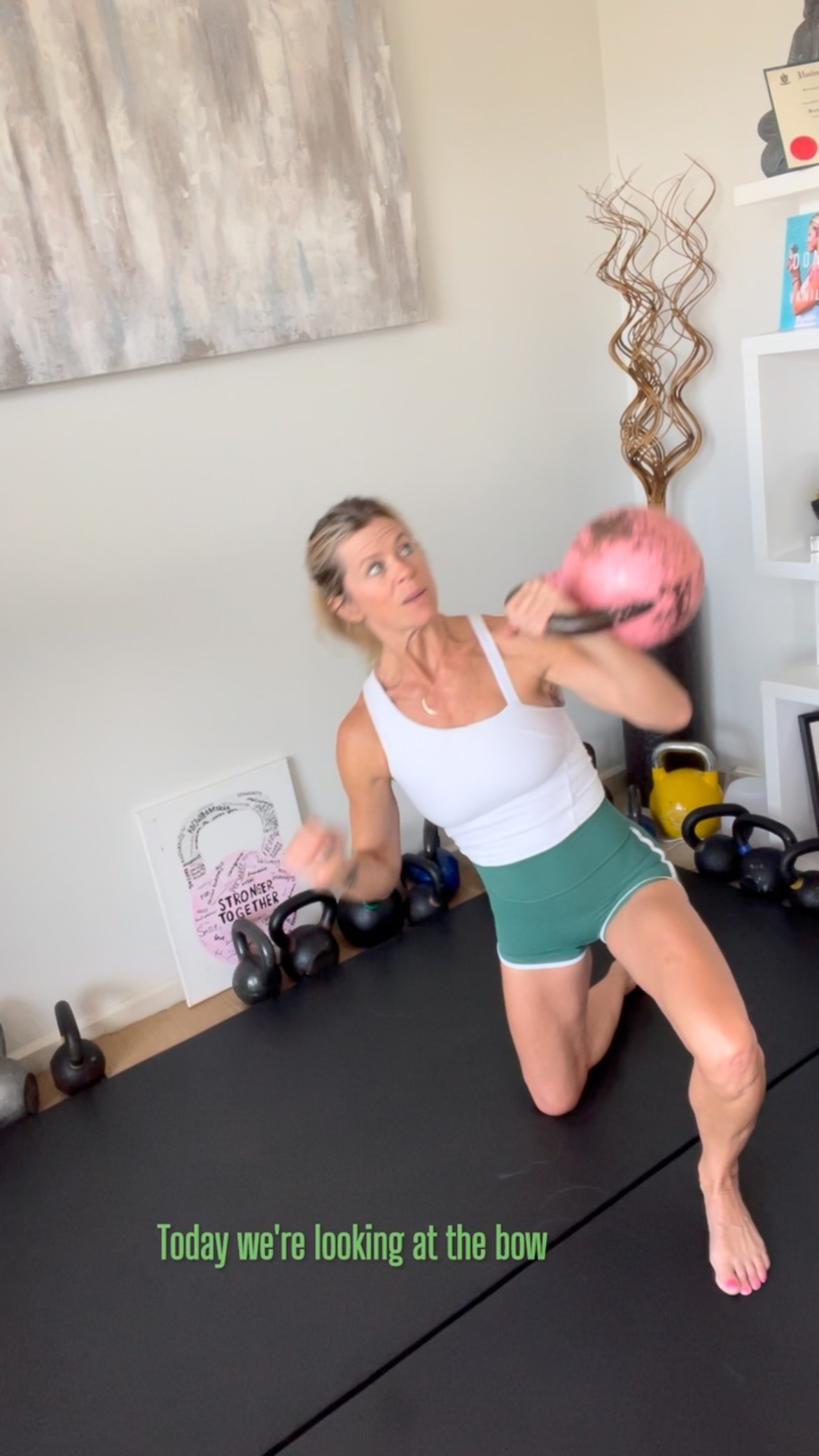 Don’t reach - hinge with purpose.
If you’re doing a Bow & Arrow Windmill or any movement reaching toward the floor…
βπ½ Stop trying to reach sideways over your hip.
Instead, sweep your back foot in (ankle to ankle), then hing