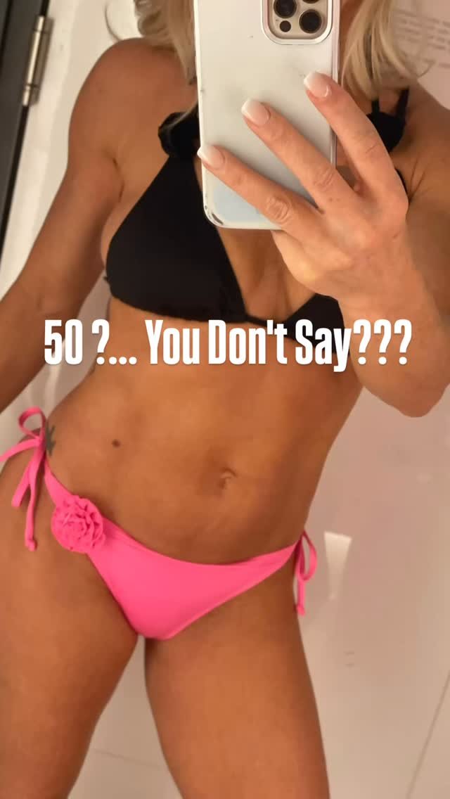 They say 50 is over the hill…
I say it’s just the beginning.
🔥 Strong. Capable. Confident.
This isn’t about chasing youth - it’s about owning your power right now.
One of my go-to moves that keeps me feeling this strong?
?