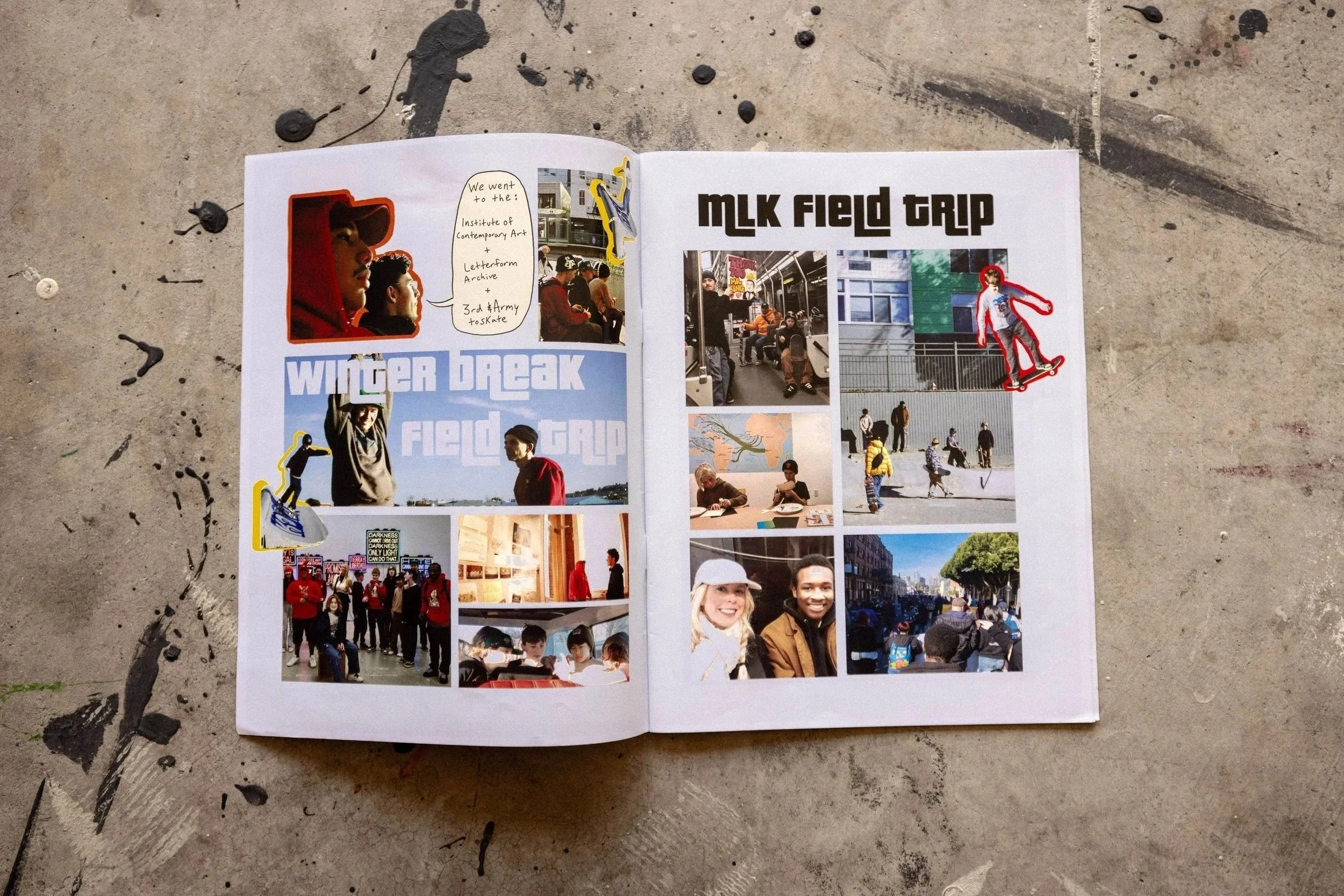 SF Skate Club Magazine Cover