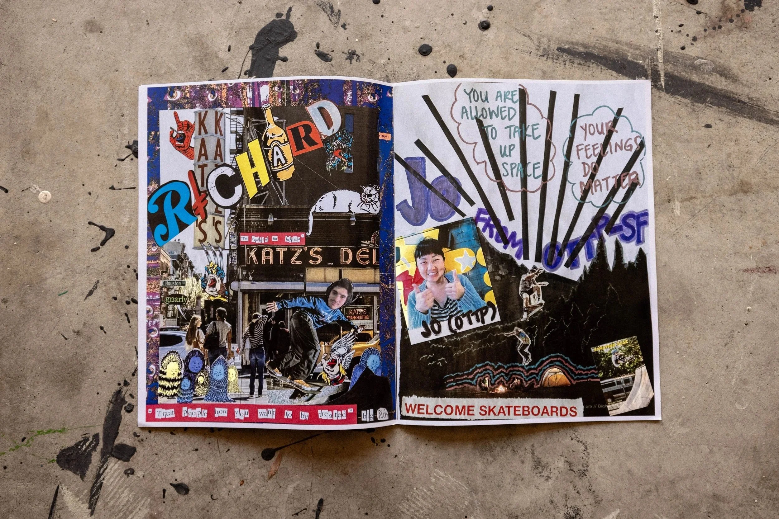 SF Skate Club Magazine Cover
