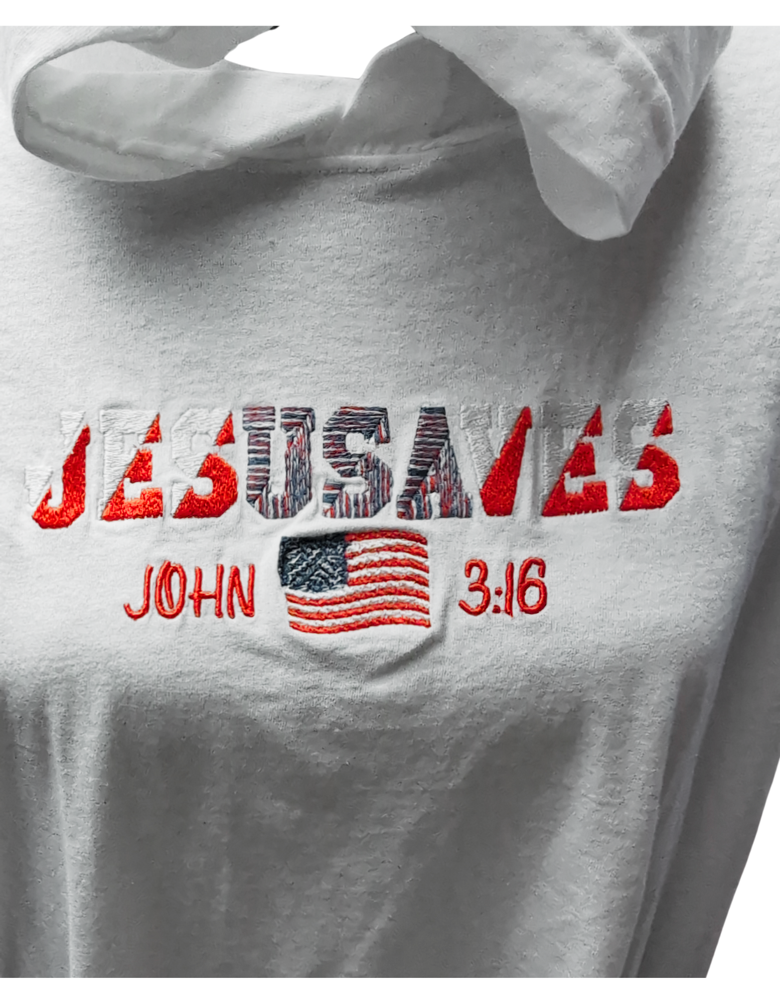 JesUSAves | John 3:16 | Patriotic Faithwear
