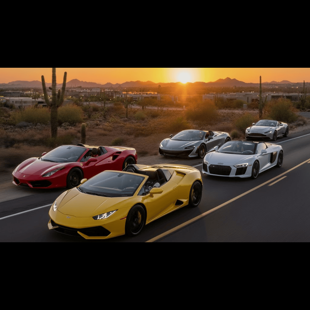 Top 4 Luxury Convertibles to Rent for Scenic Scottsdale Cruising