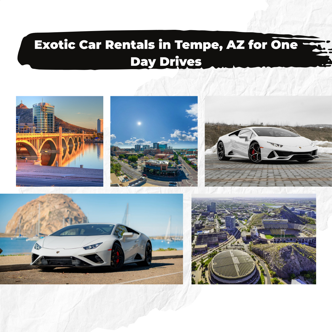 Exotic Car Rentals in Tempe, AZ for One-Day Drives