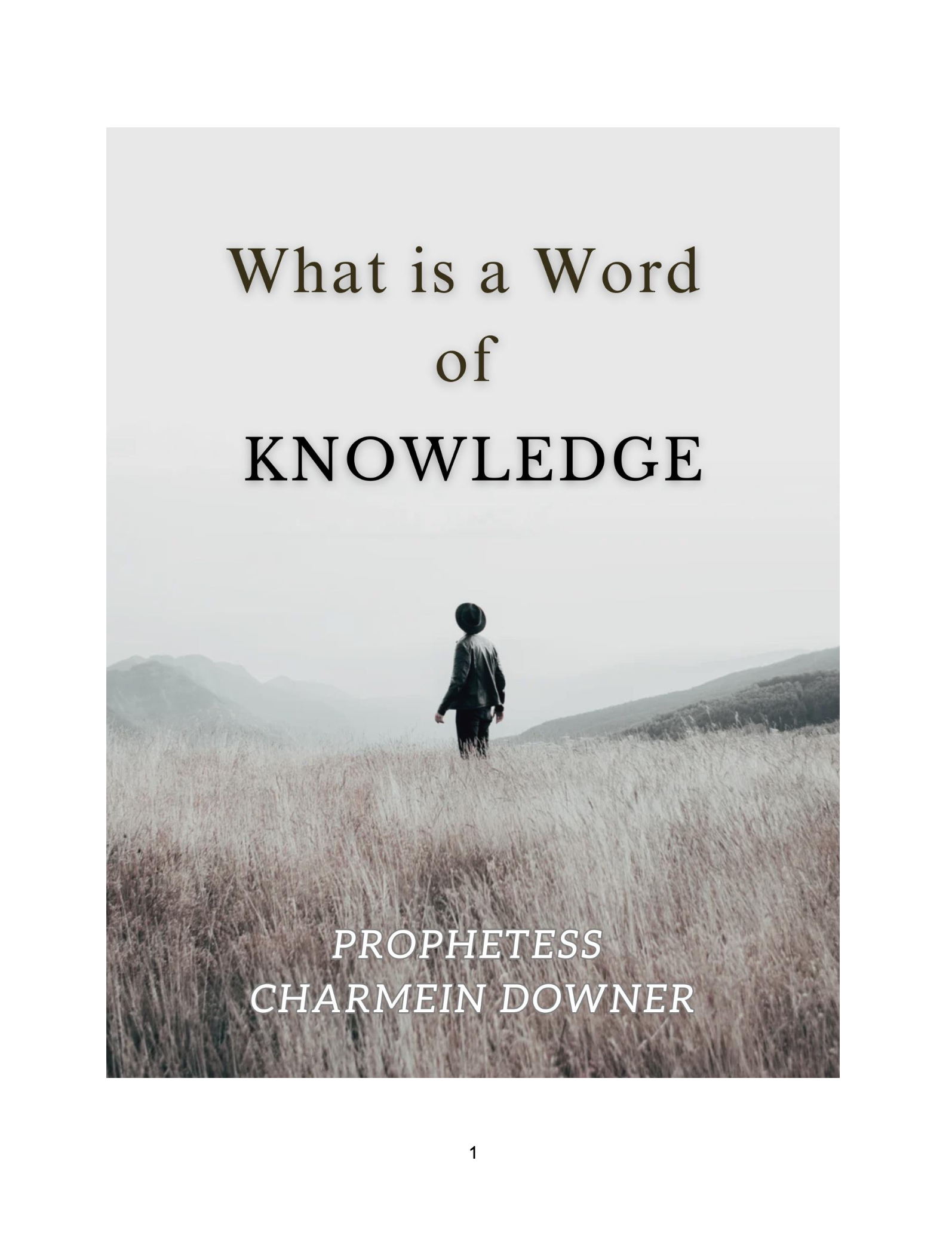 What is a Word of KNOWLEDGE?