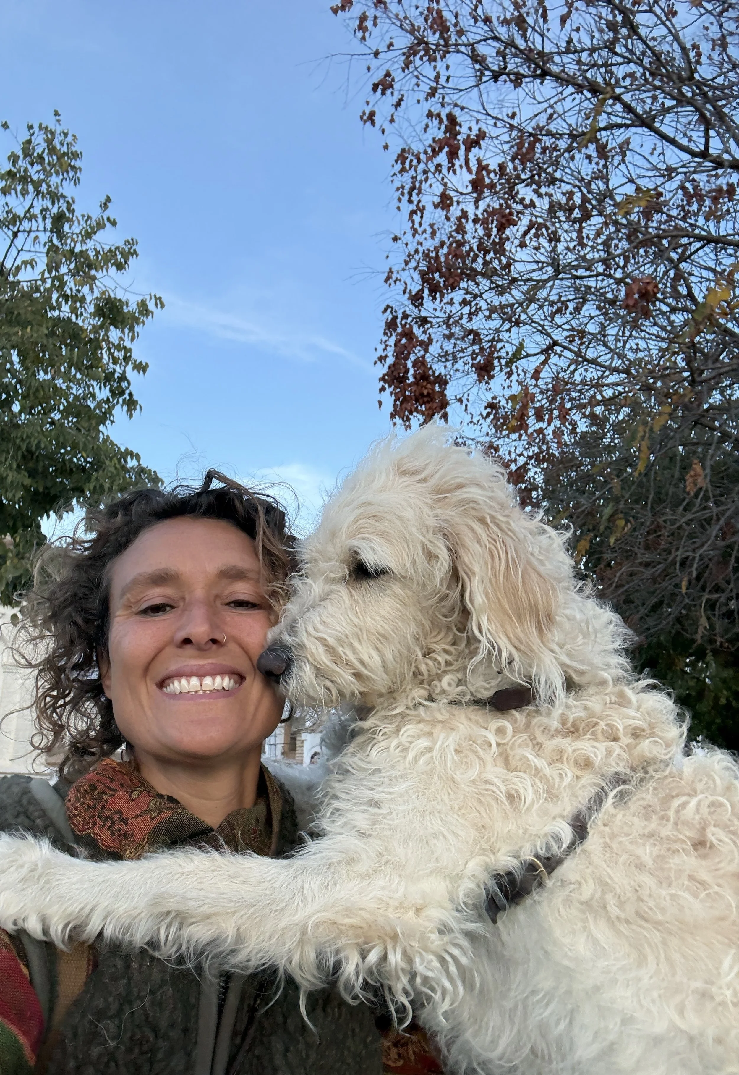 Uitzicht op het Alhambra bij zonsopgang