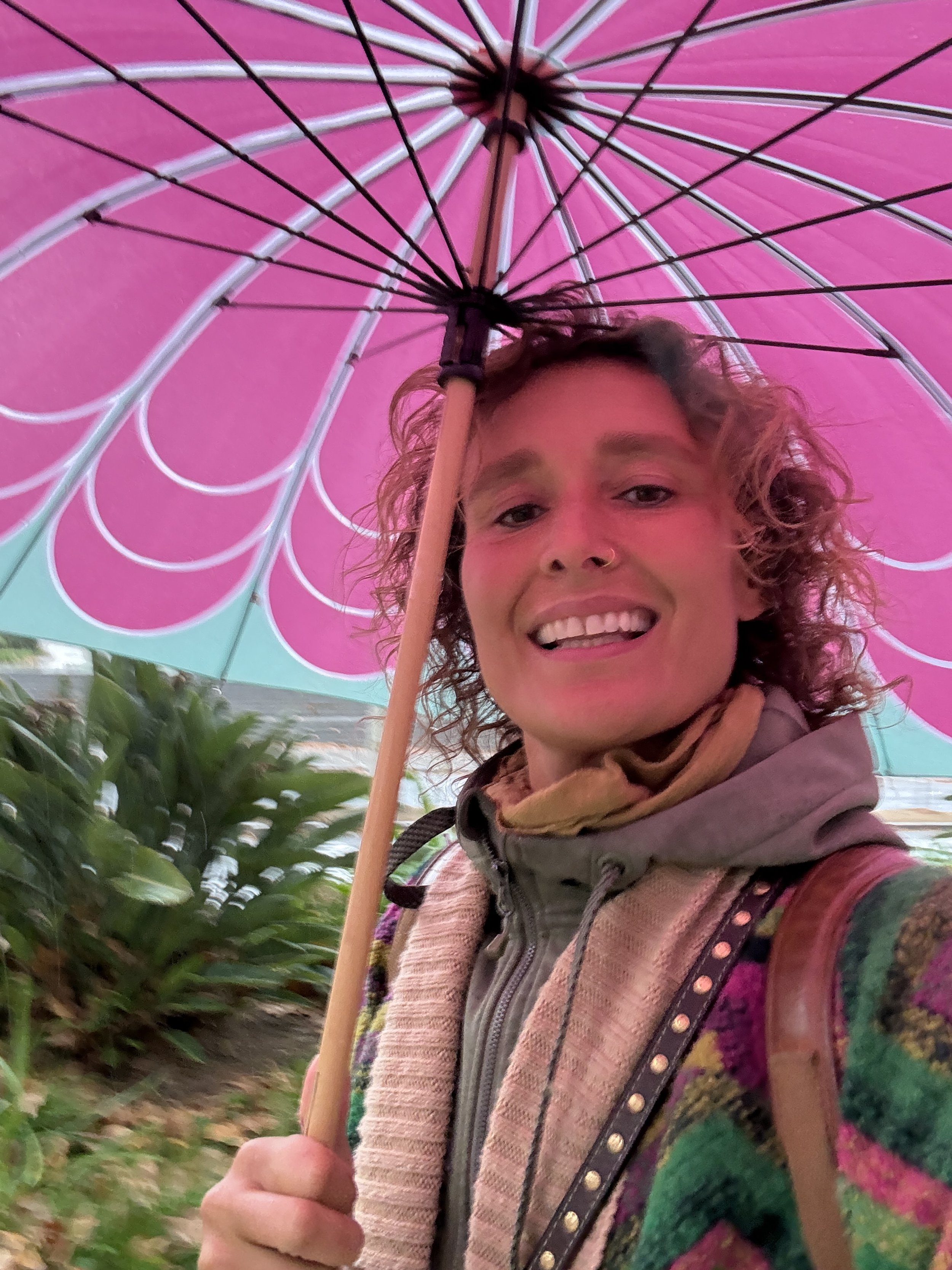 Beetje kleur brengen tijdens een grijze dag.