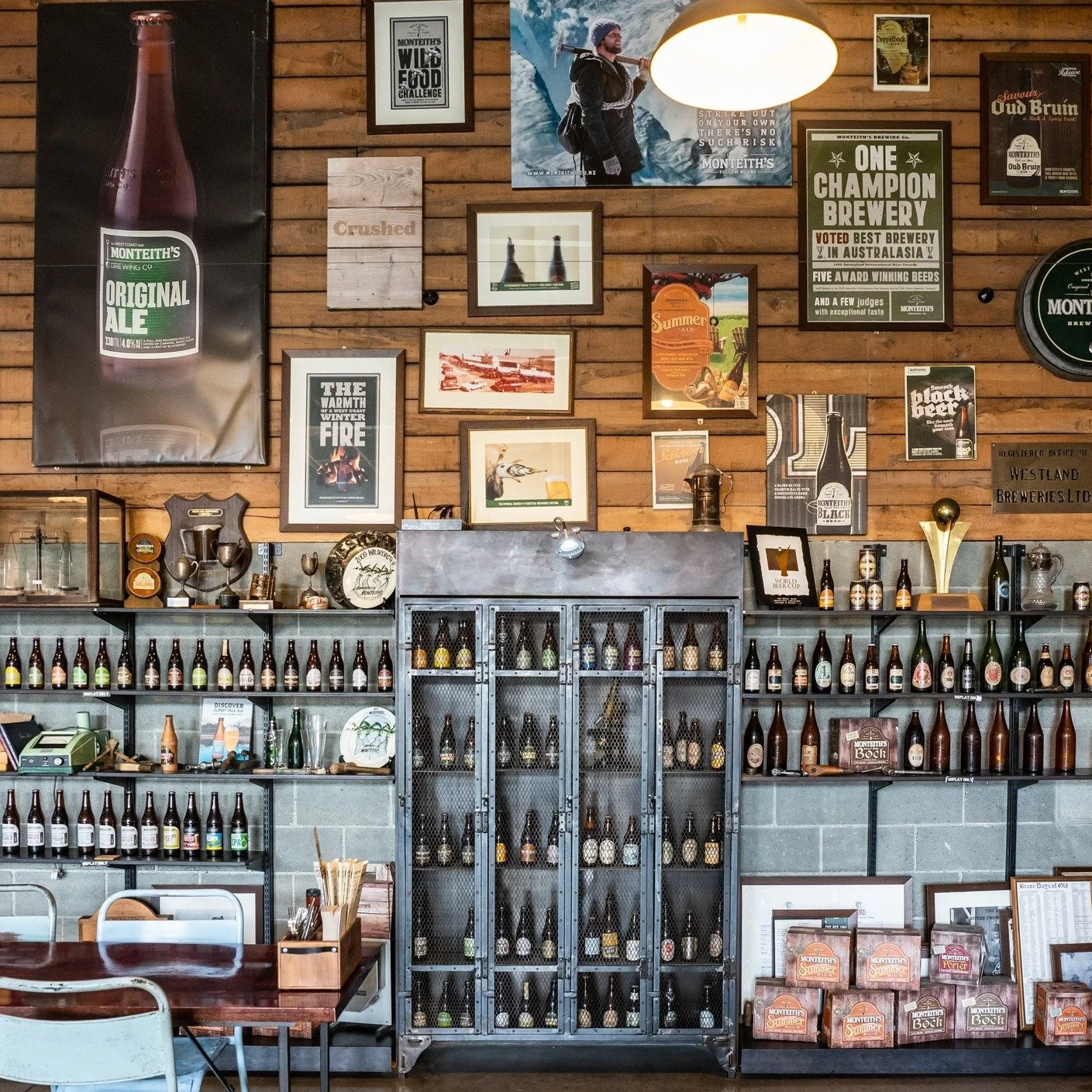 There&rsquo;s a slice of history in every corner of Monteith&rsquo;s Brewery.

From vintage bottles to stories framed on the walls, every piece tells part of our journey &mdash; located on the West Coast and shared across generations. 

And it&rsquo;