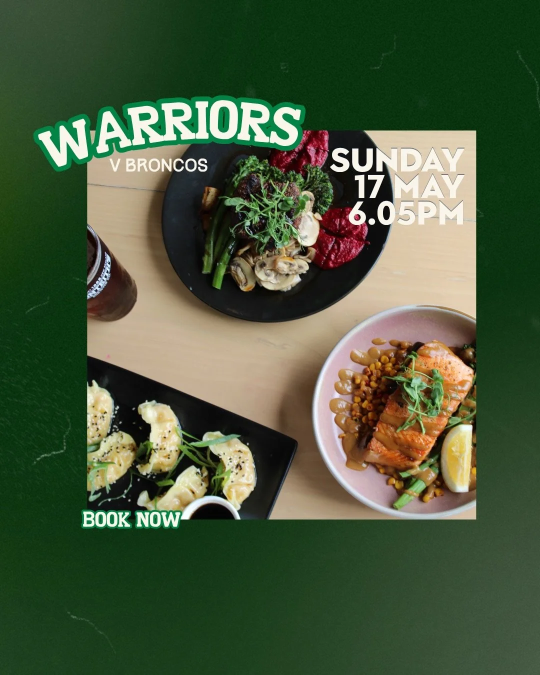 Everything you need at ours this weekend:

✅ Live music from Anton Harris aka ALIAS this Friday 6&ndash;9pm 

✅ Warriors vs Broncos this Sunday 6.05pm 

✅ Mates, food, drinks, &amp; the Monteith&rsquo;s team looking after you 

Come on in.