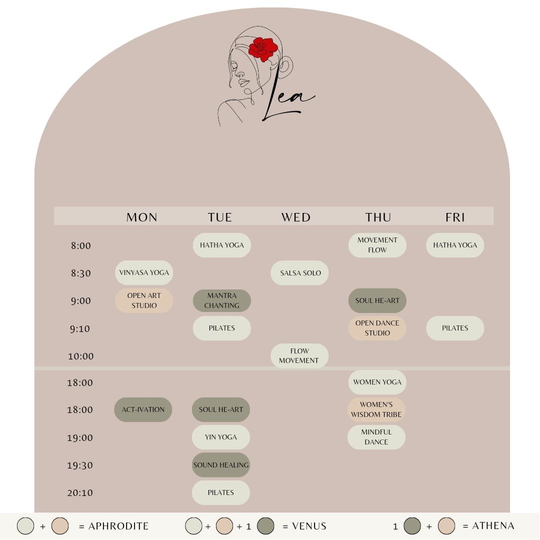 🌸 Hello Beautiful Ladies! 🌸
We have some exciting news for you! We’ve added two new yoga classes: Viniyasa yoga and our exclusive Women yoga , to our schedule at Lea Women’s Wellness Center, giving you even more opportunities to connec