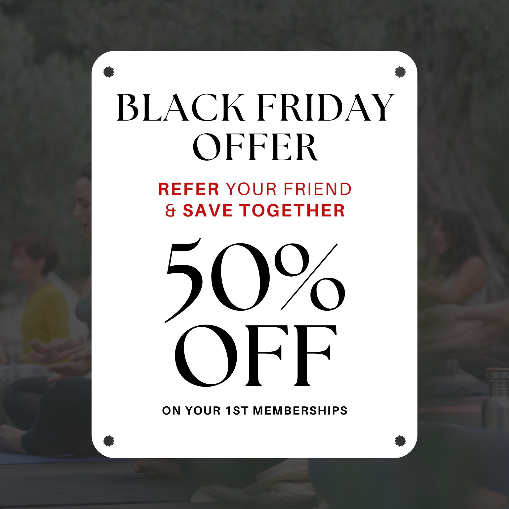 🎁 BLACK FRIDAY at Lea Women Center: The Gift of Wellness!🎁
This holiday season, give the perfect gift to a friend and treat yourself too! Celebrate the joy of sharing - with our exclusive Black Friday offer at Lea Women's Center. Together, let&rsq