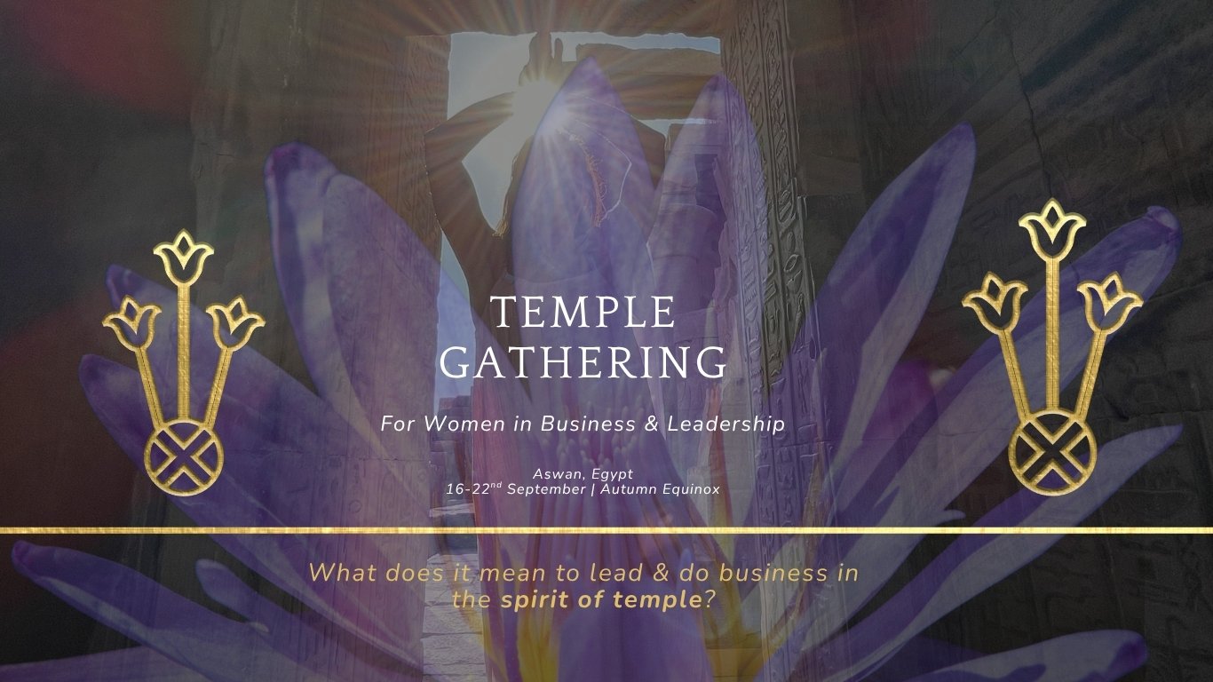 A New Frequency of Leadership: What does it mean to lead & Do Business in the Spirit of temple?