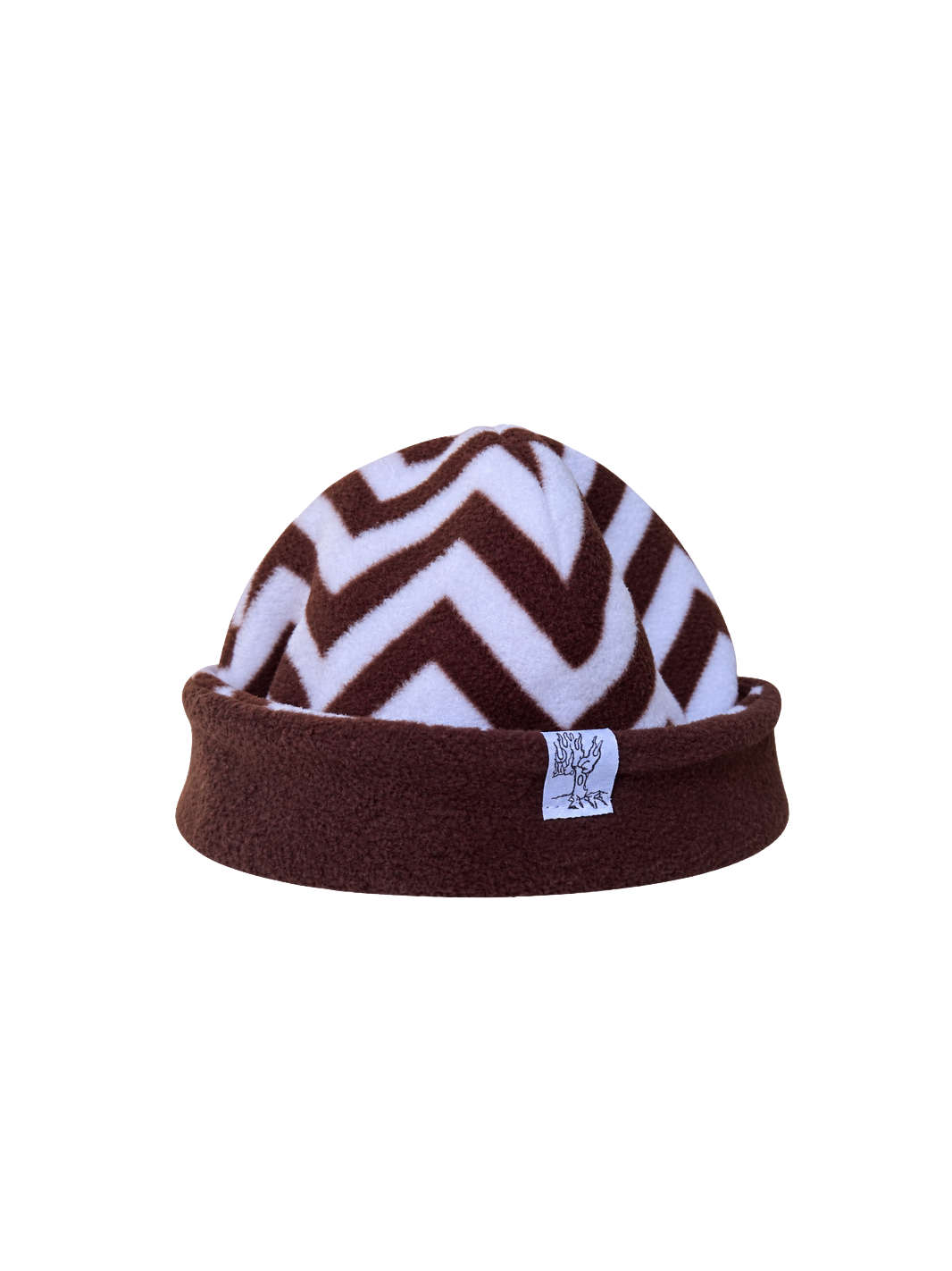 Brown Zig Zag Core Cap
