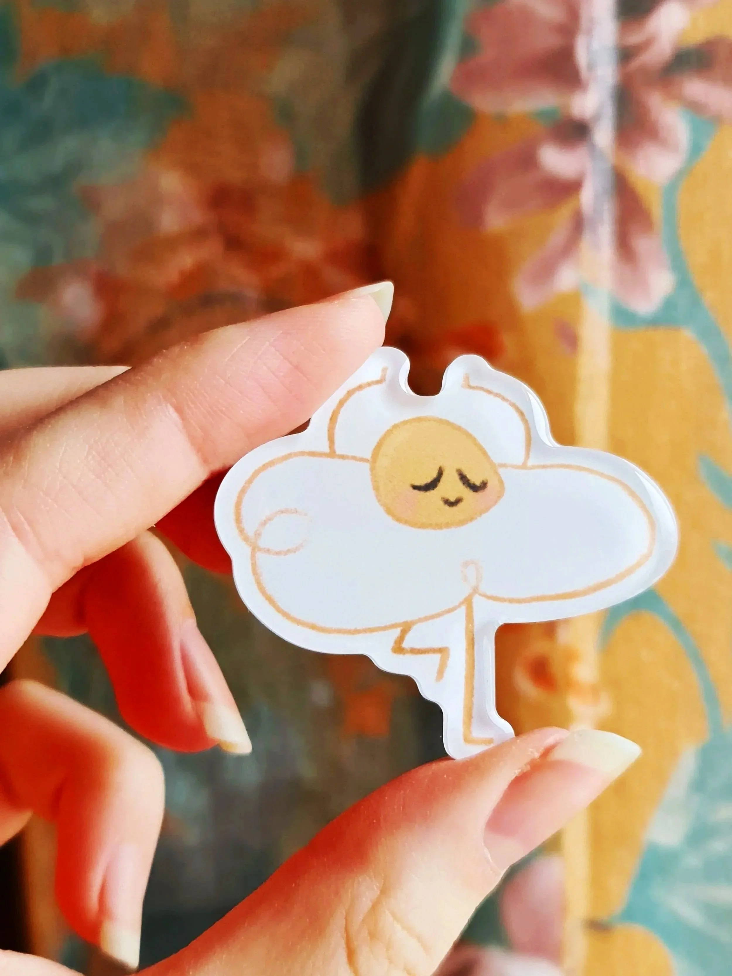 Fried Egg Ballerina - Fridge Magnet