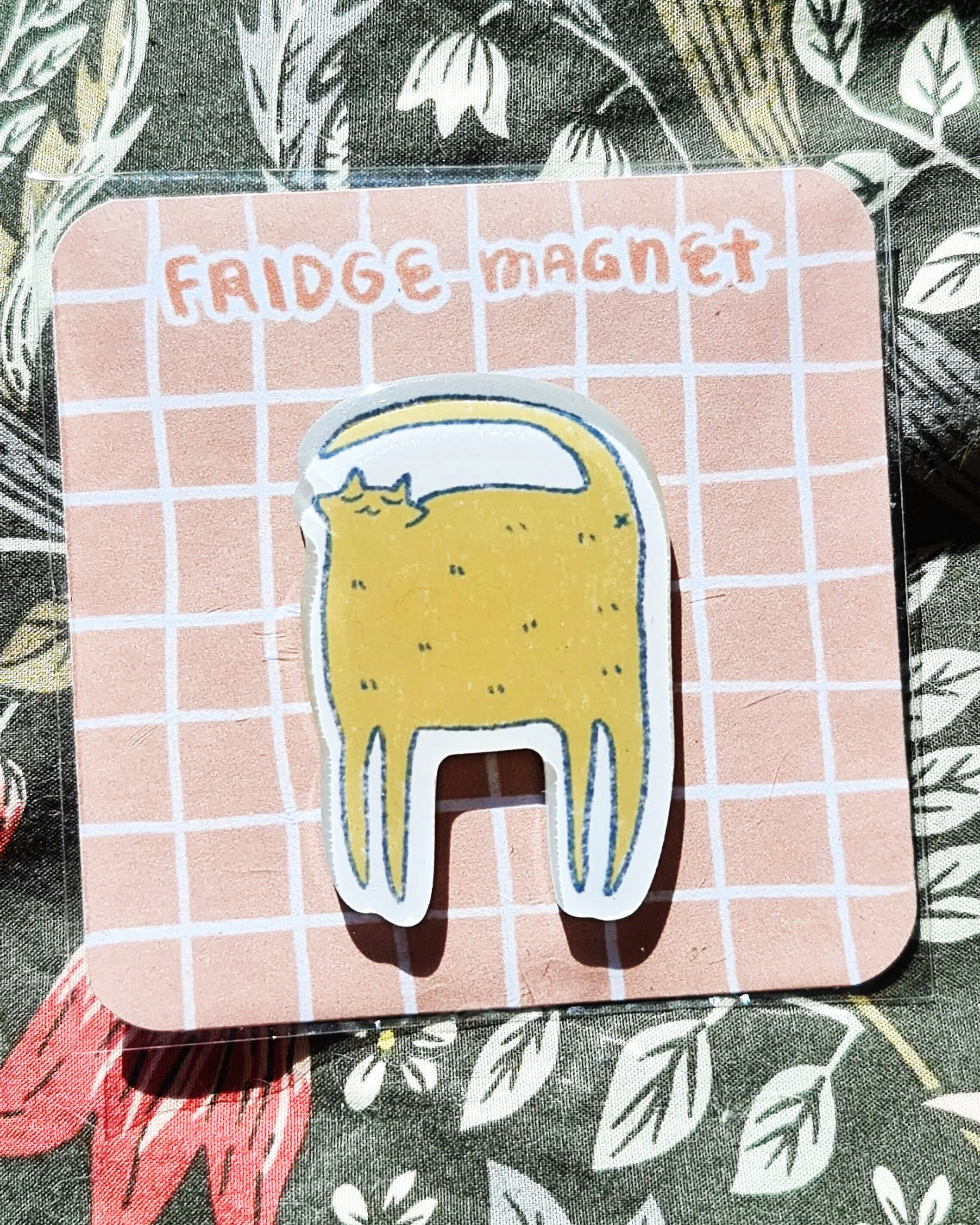 Chunky Kitty - Fridge Magnet