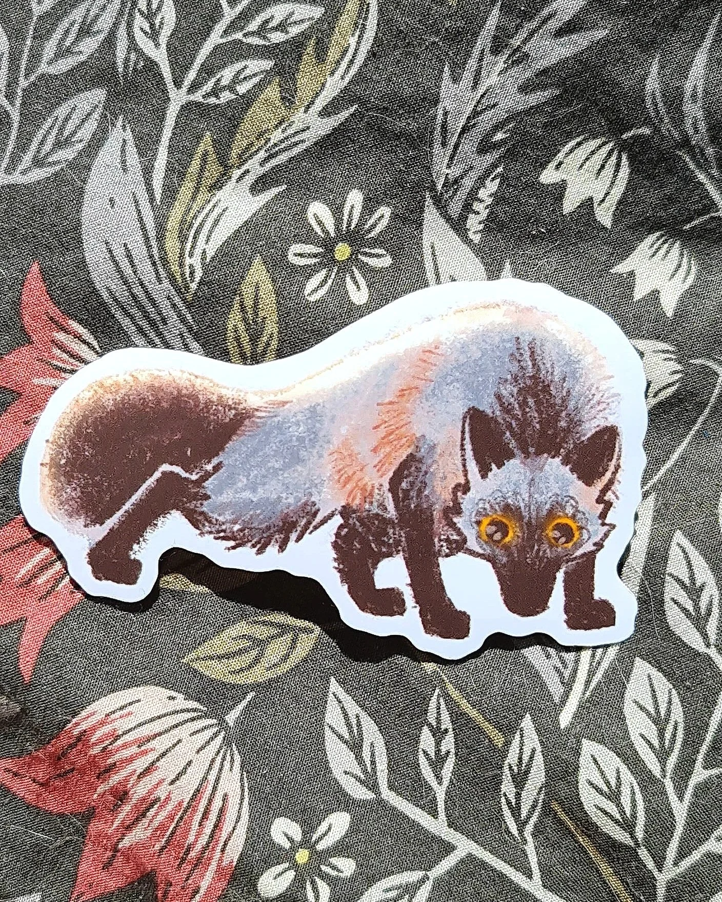 Silver Fox Sticker