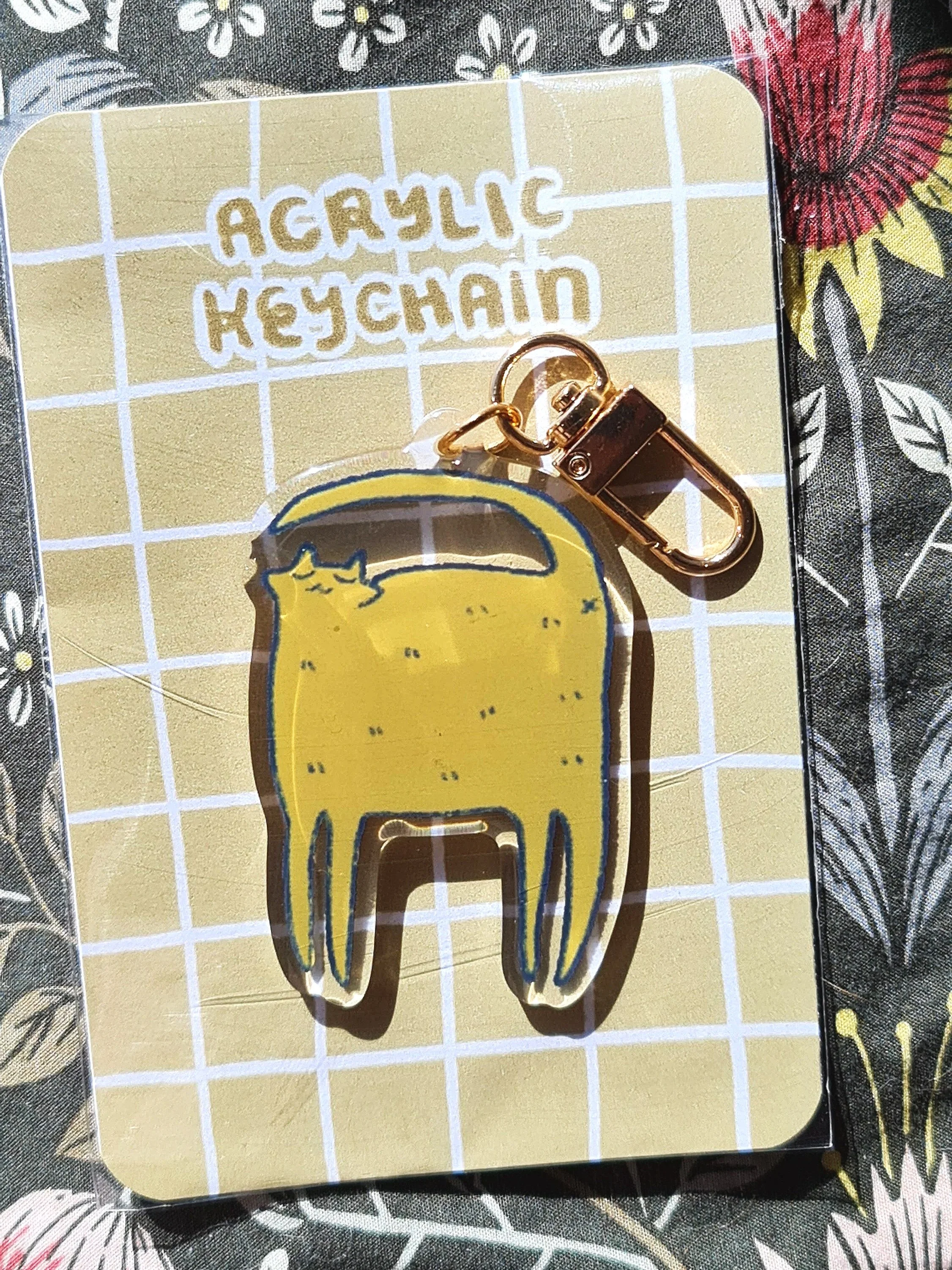 Chunky Kitty - Keychain