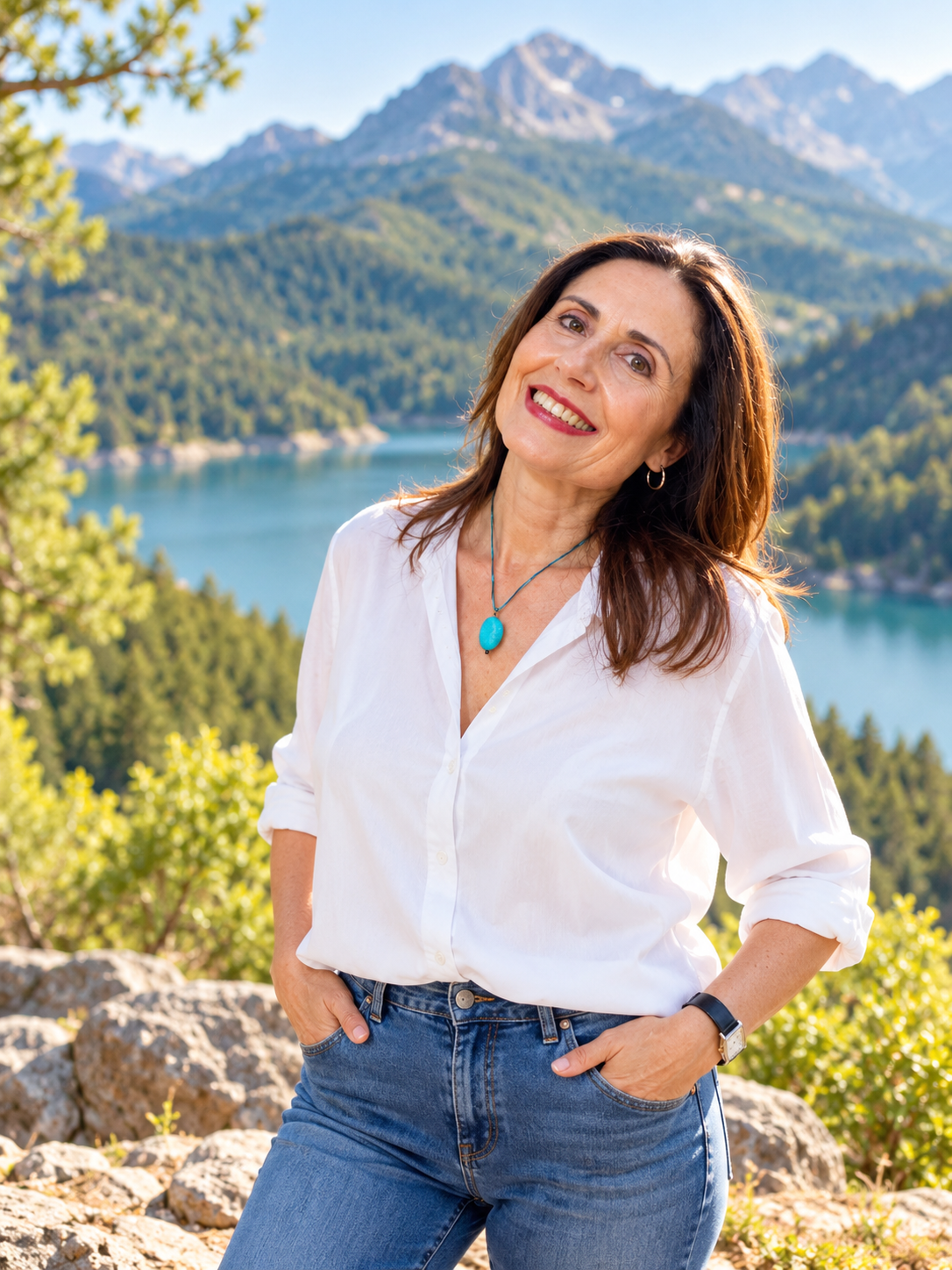 Retrato junto al lago de montaña.png