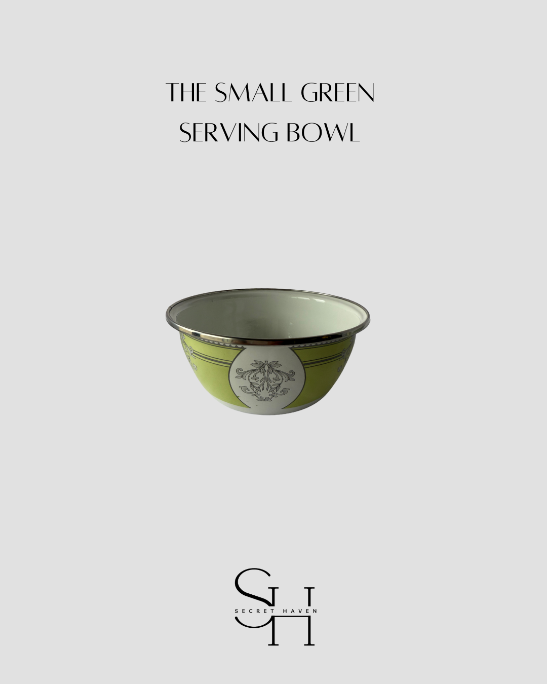 The Small Green Serving Bowl