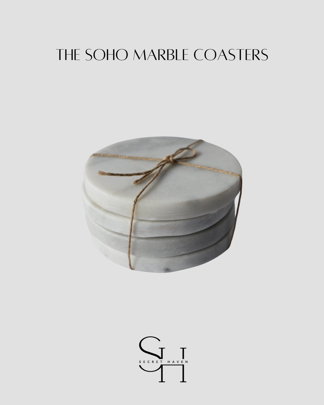 The Soho Marble Coasters
