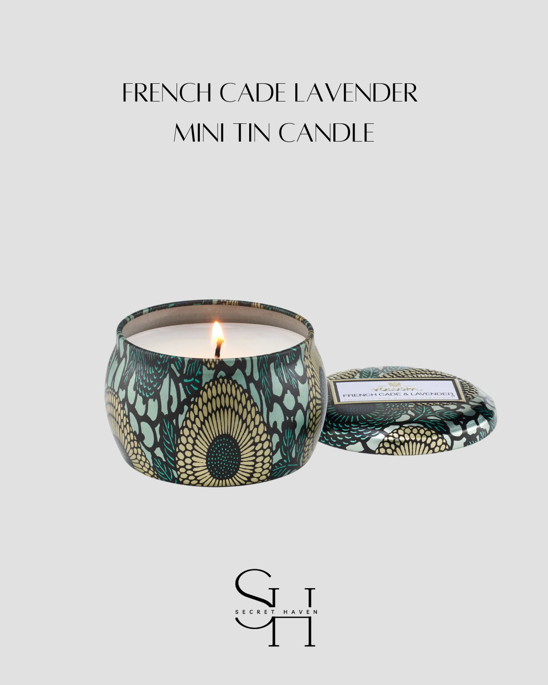 The French Cade Lavender Mini Tin Candle
