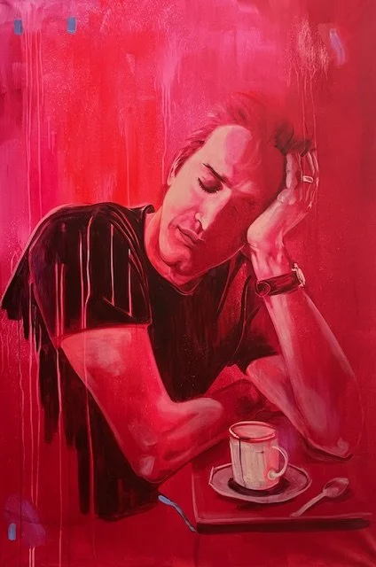  Salma Cheddadi 
 AFTER 15
 2026
 acrylic paint on canvas 
 150 X 100 cm
