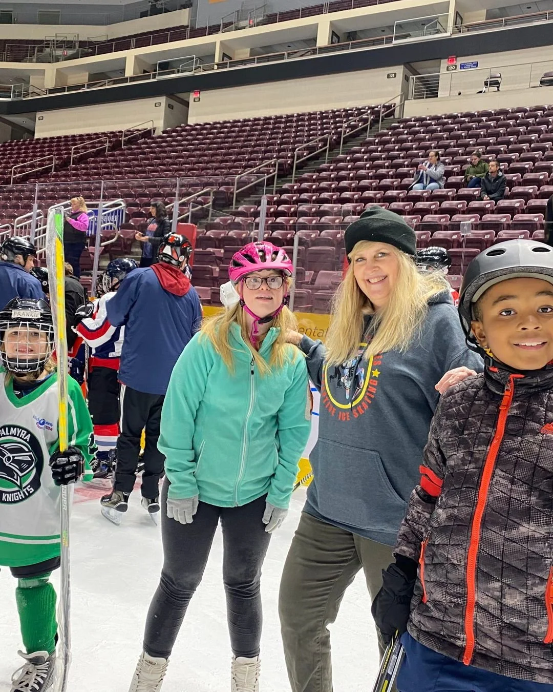 The Hershey Twizzles Adaptive Ice Skating [@hersheyfigureskate] season kicks off on October 23rd ⛸️ Their therapeutic skating program is for children and adults with physical or mental disabilities in addition to those recovering from an injury. Skat