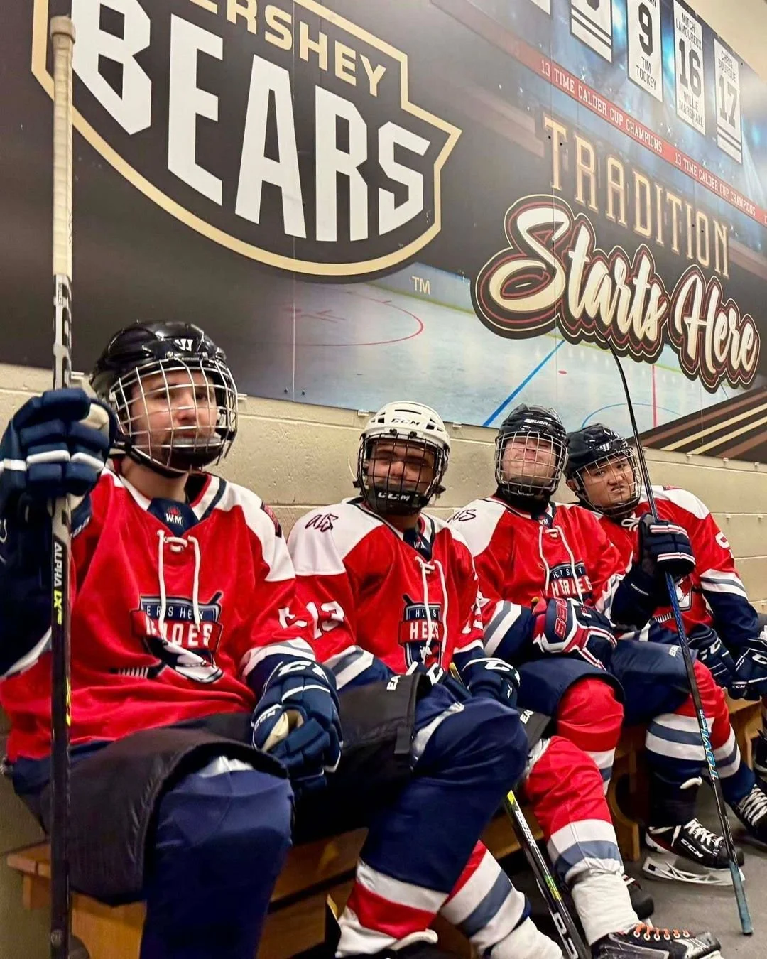 Hershey Heroes Special Hockey started their season strong on the ice at the @giantcenterhershey home of @thehersheybears 🏒 Keep  up with their practices on our website [link in bio] and by following them on Facebook - we love to see their player spo