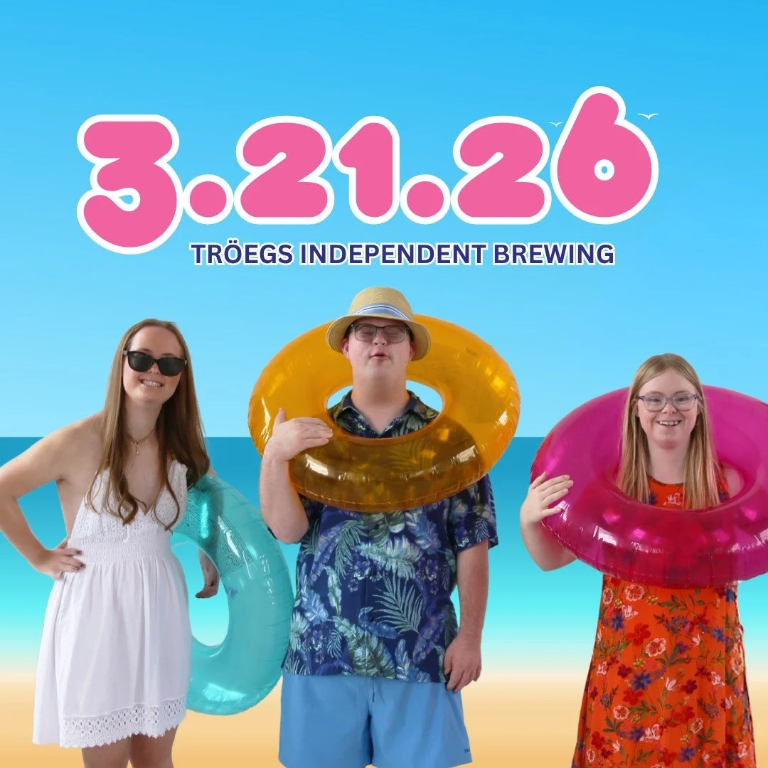 3.21.2026 🏖️🌴😎 SAVE. THE. DATE.
World Down Syndrome Day CELEBRATION

Join us to RIDE THE WAVE OF INCLUSION at our 5th Annual Beach Bash - grab your Hawaiian shirts, beach hats, flip-flops, and tropical flair as we turn Tr&ouml;egs into a seaside c