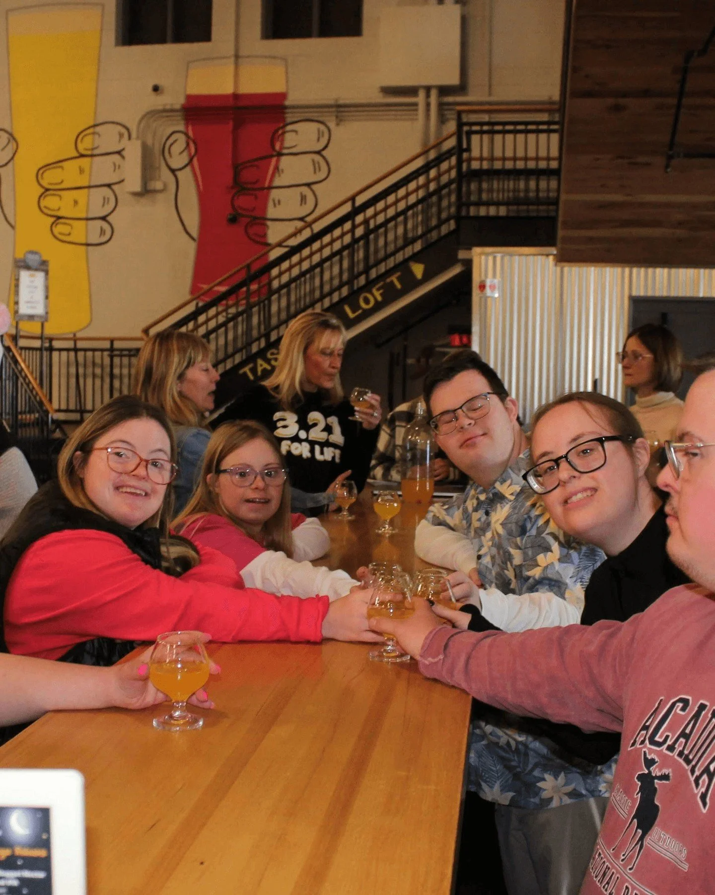 Earlier this week we had the incredible opportunity to join our friends @troegs_hershey for lunch and a special tasting 🍹 For this year's 3.21 For Life World Down Syndrome Day Beach Bash they have created a scratch cocktail - and we have to let you 