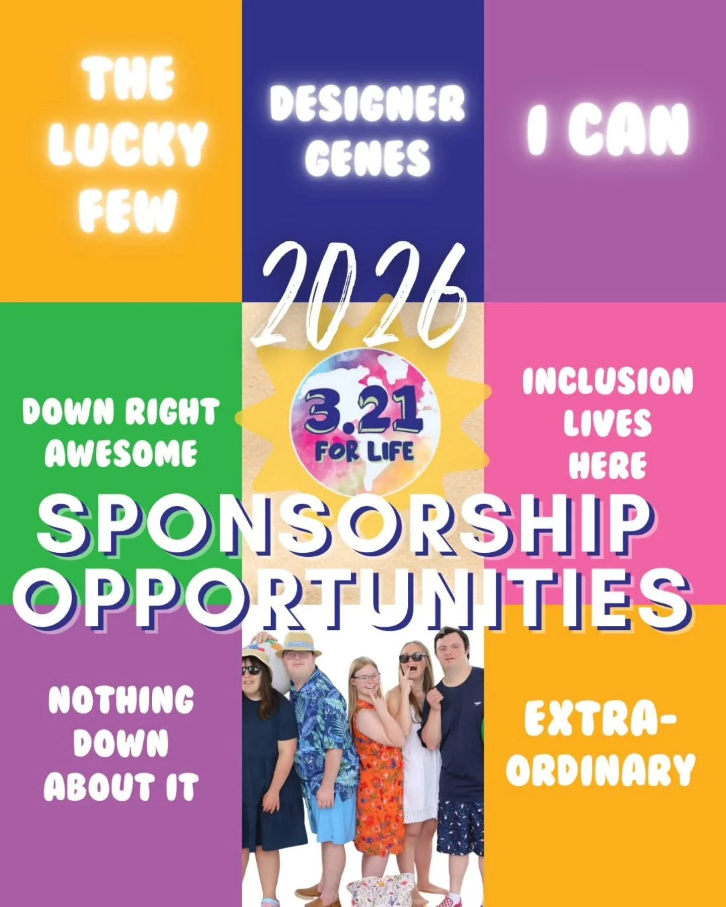 LAST CALL! 🎉

If you&rsquo;re interested in sponsoring our 2026 World Down Syndrome Day CELEBRATION, please complete the sponsorship form by MARCH 1ST &mdash; don&rsquo;t miss it! 💙💛 

We have THREE new sponsorship levels available in 2026 and new