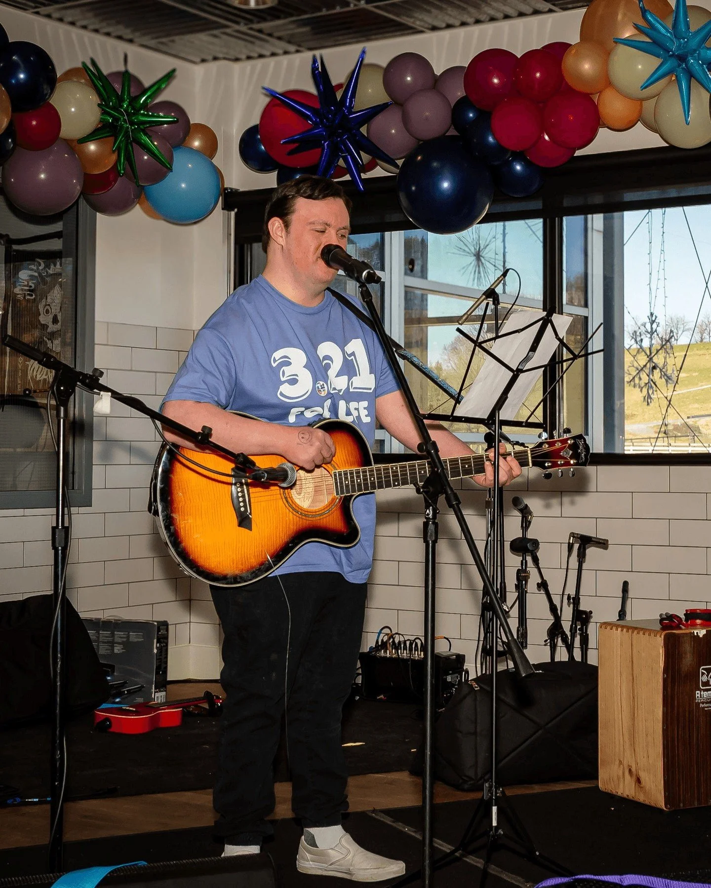 If your favorite part of the 3.21 For Life World Down Syndrome Day CELEBRATION is music - we've got you covered this year 🎵 Matt Joyce will be releasing a BRAND NEW SONG 😍 

DJ Andrew Bahadoor, @soundresultsentertainment, will join us inside &amp; 