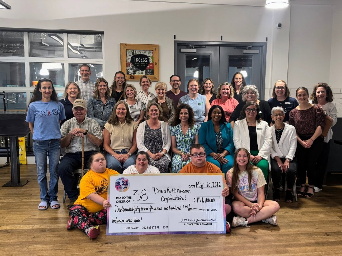 Last night we gathered @troegs_hershey with leadership from our 38 grant recipients - it was a wonderful evening filled with connection, community and celebration 🎉