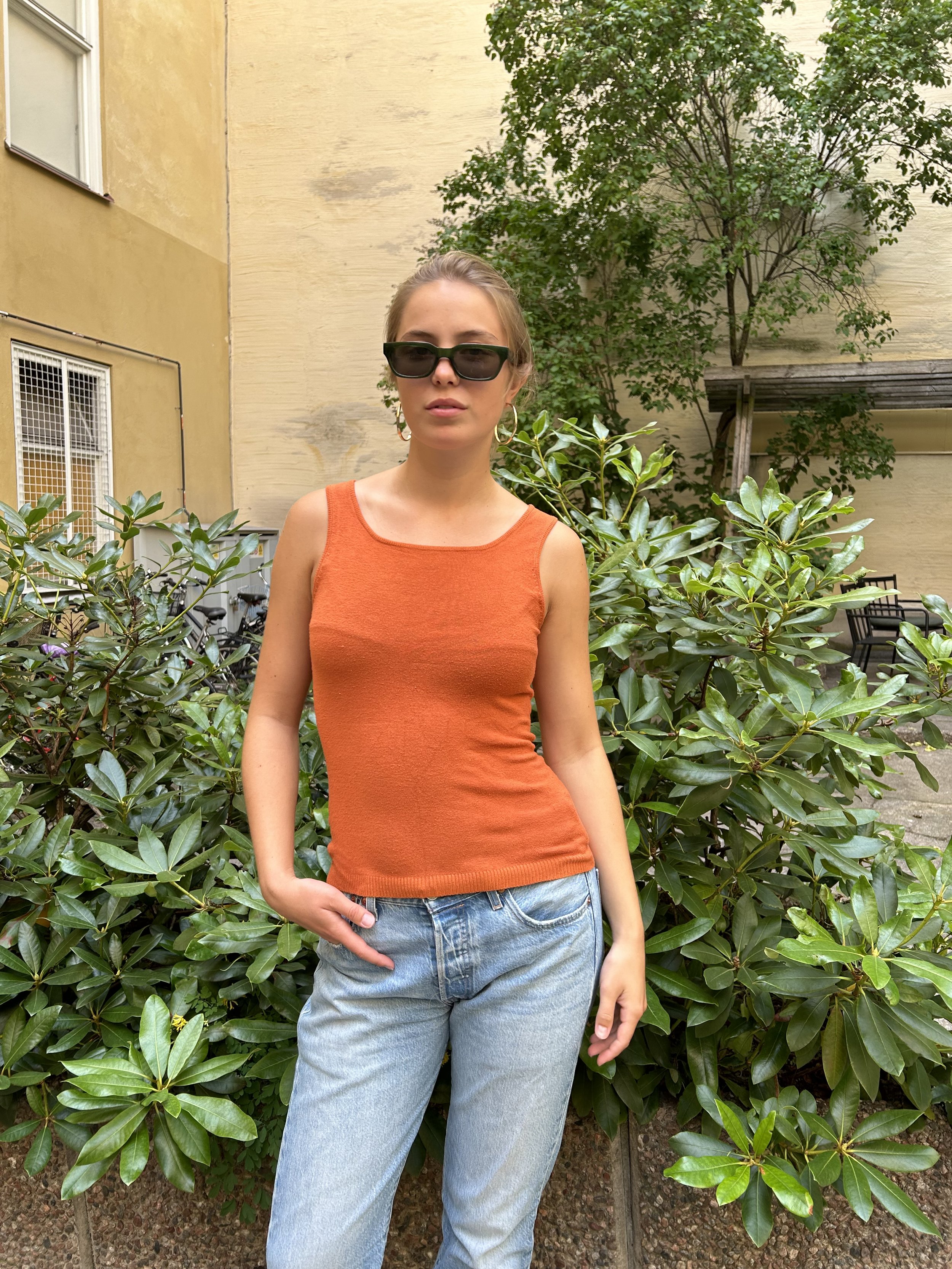 Italian sunset knitted top