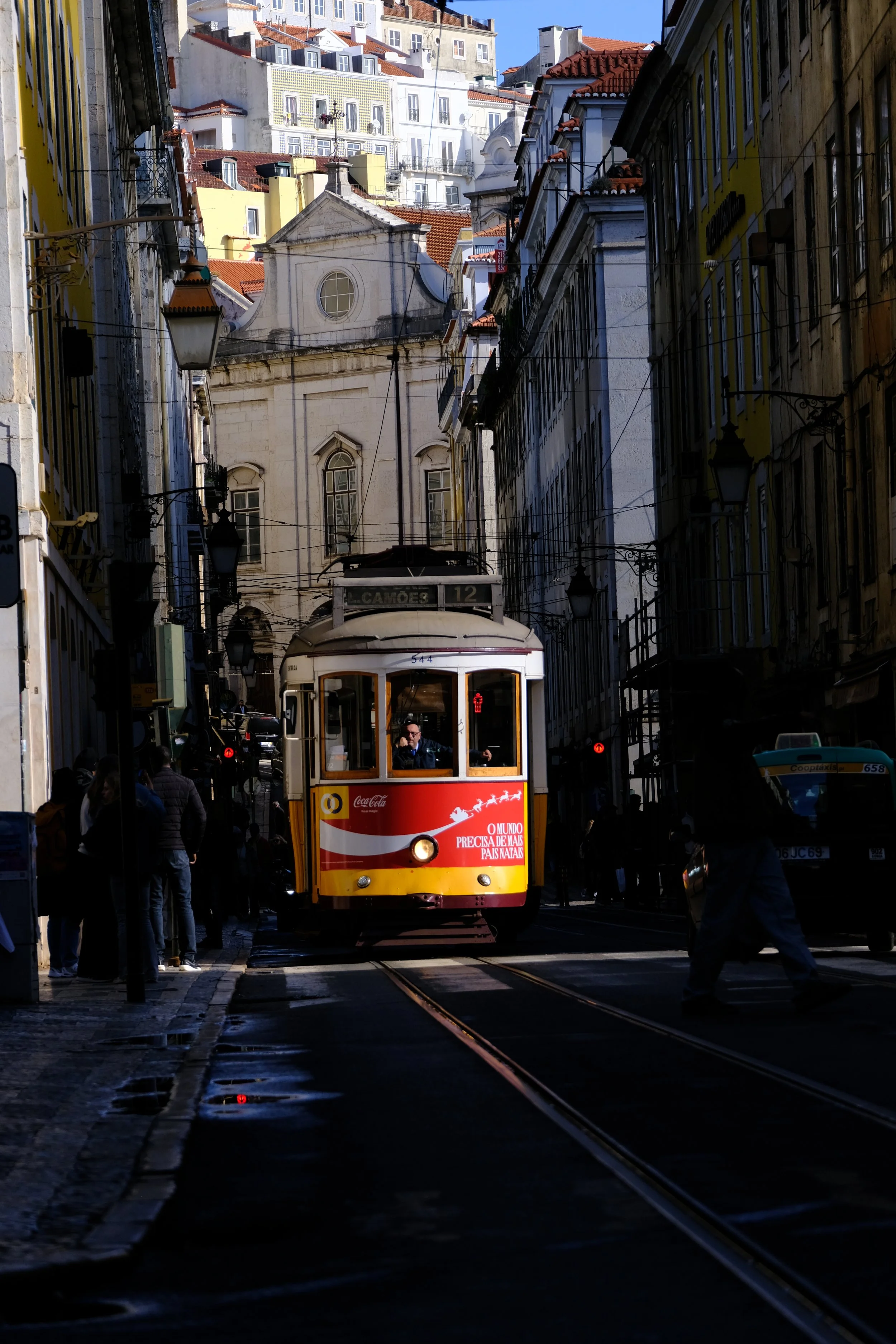 Lisbon trolley in the sun.JPG