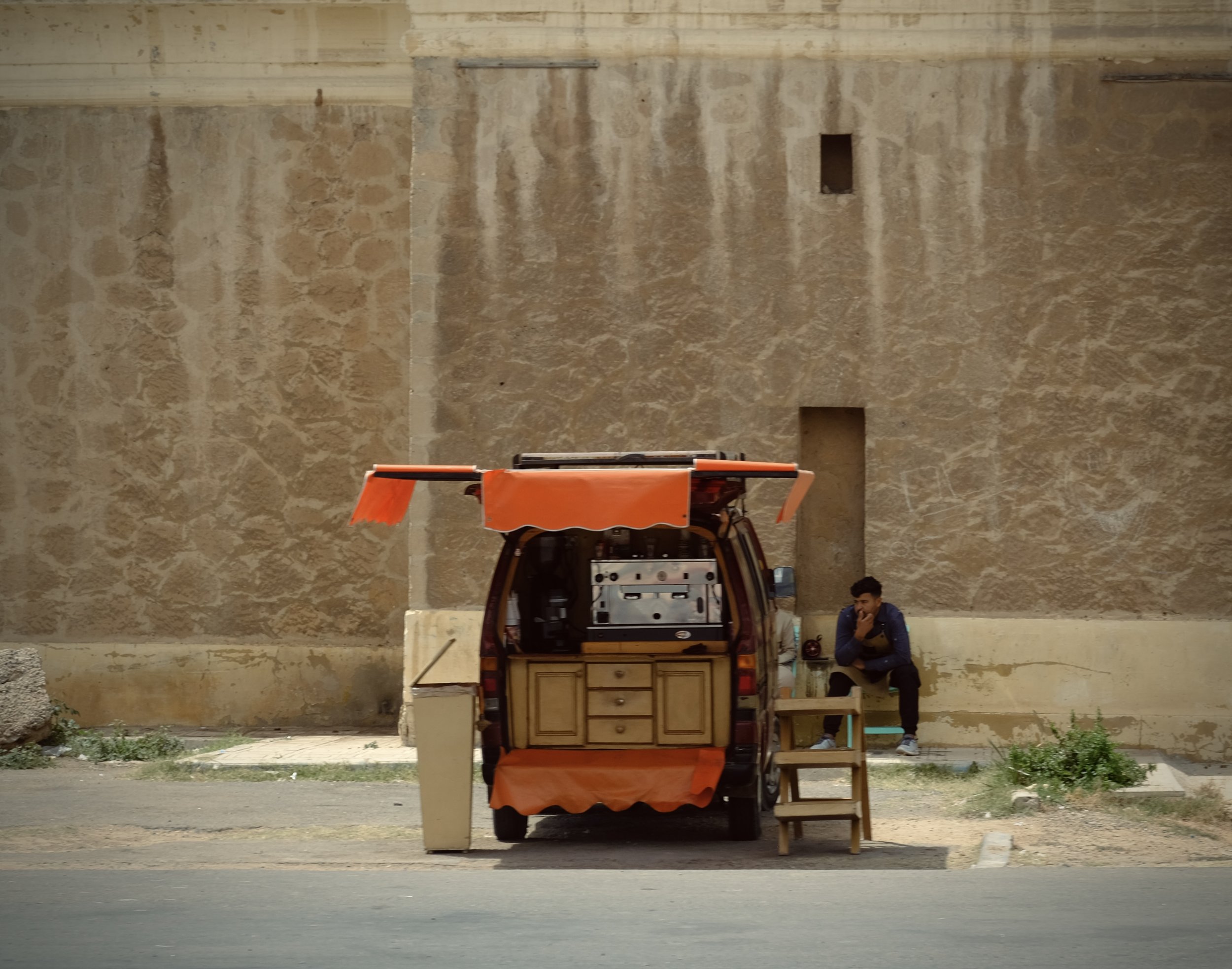 Coffee in the Moroccan Desert.JPG
