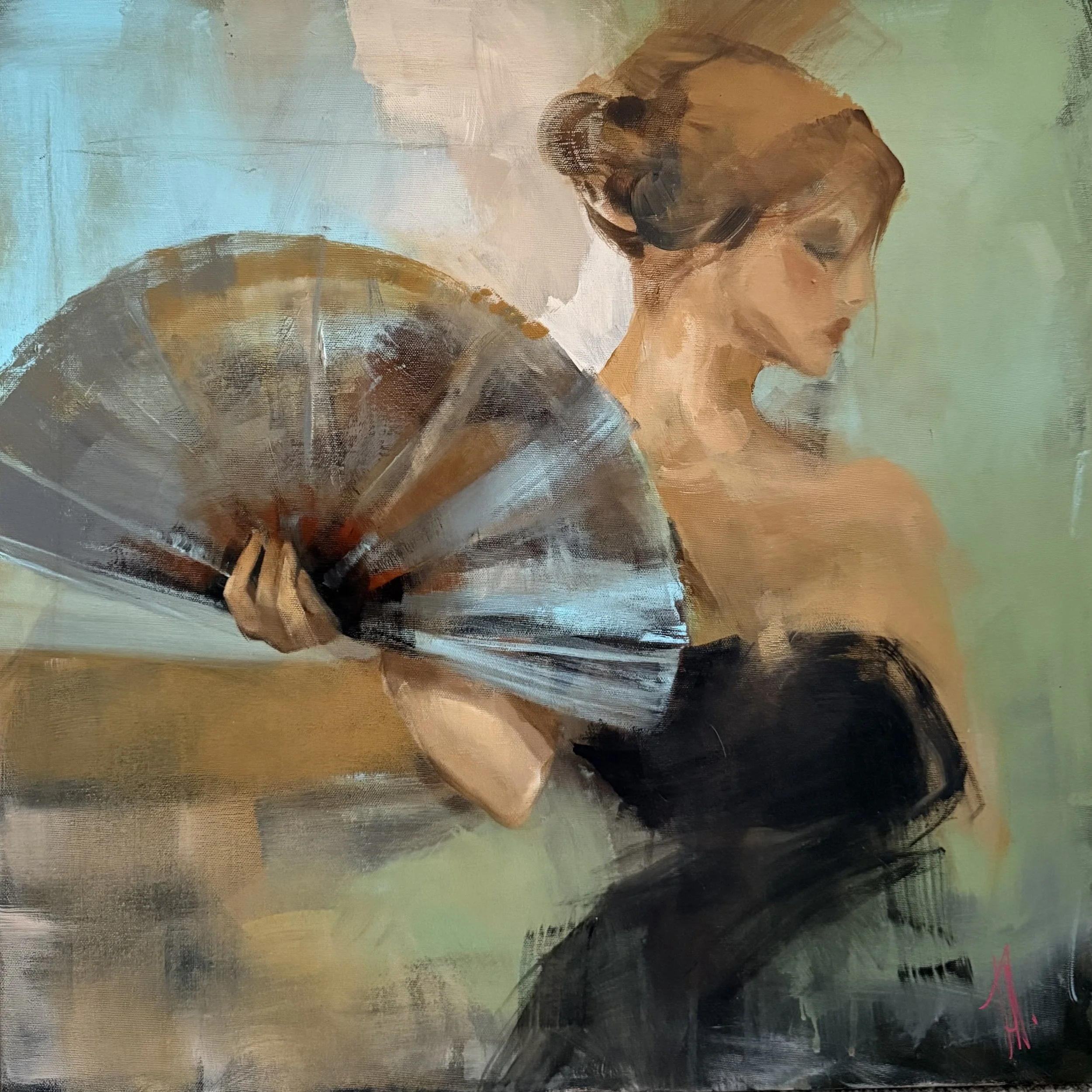 Woman with a Fan