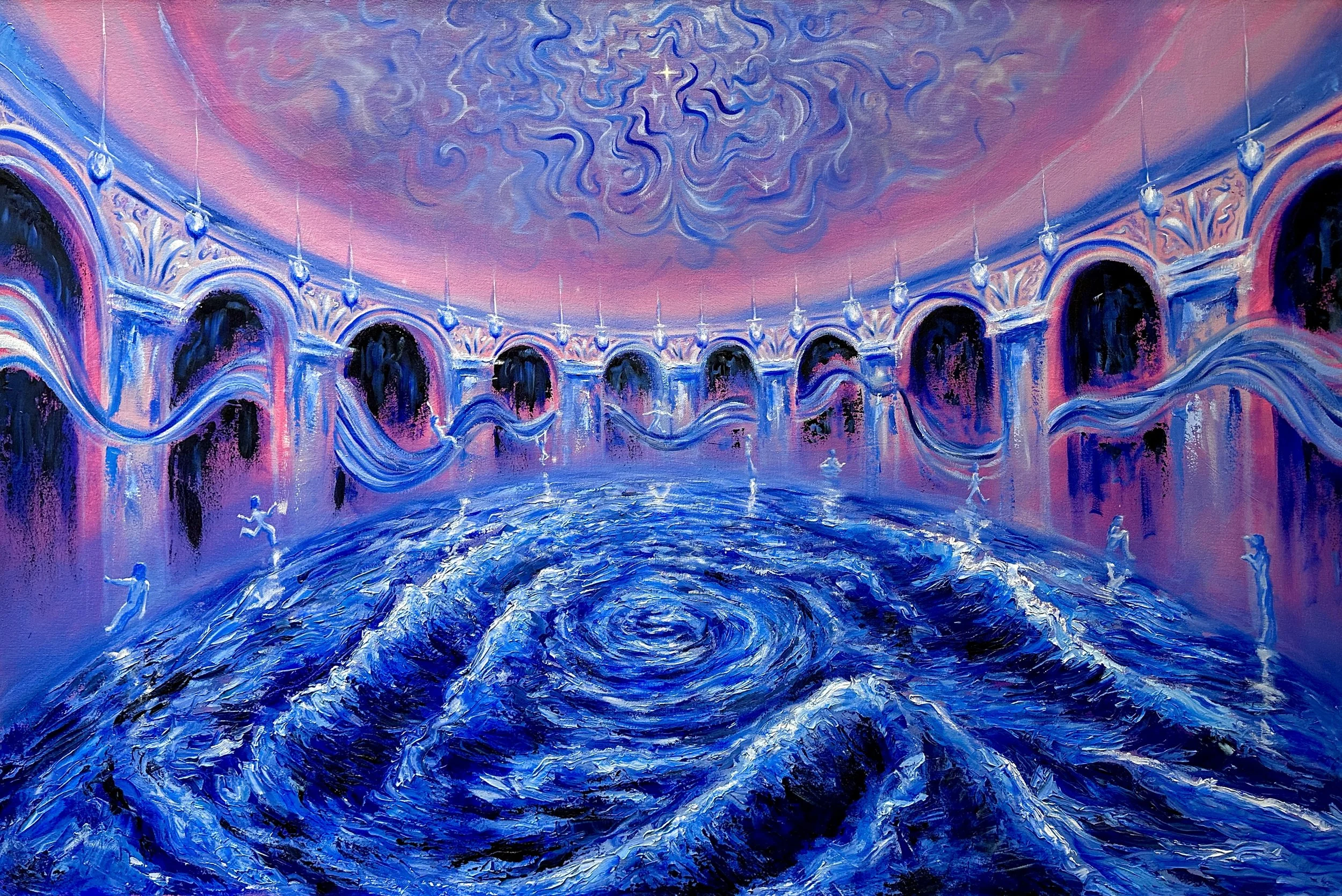 Turbulence | 31.5" x 48" oil on canvas, 2025