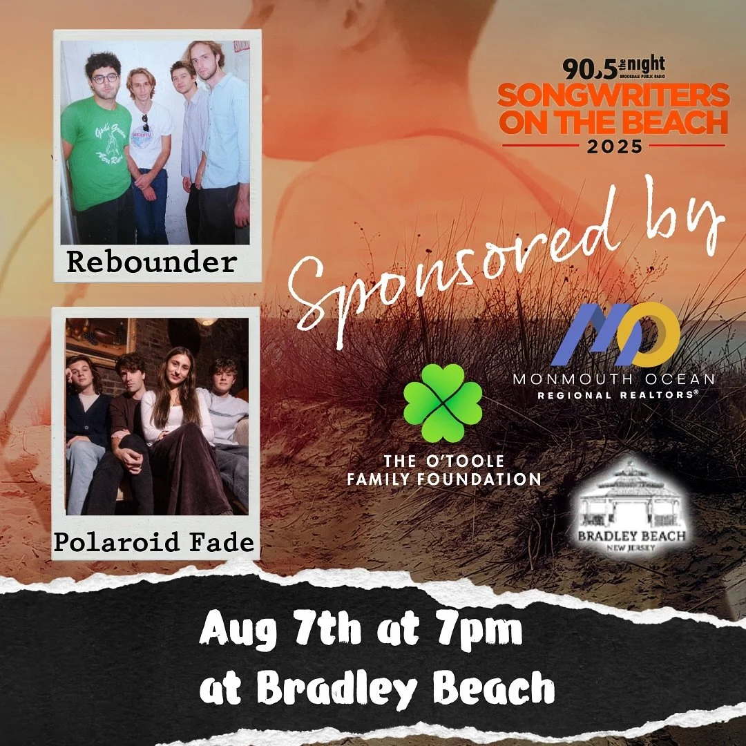THIS THURSDAY AT BRADLEY BEACH!!!! Come hang out with us at 7pm!! Bring some chairs, blankets, hoodies, and more, and come jam ON THE BEACH!!! We hope to see you all there!! ❤️🤘