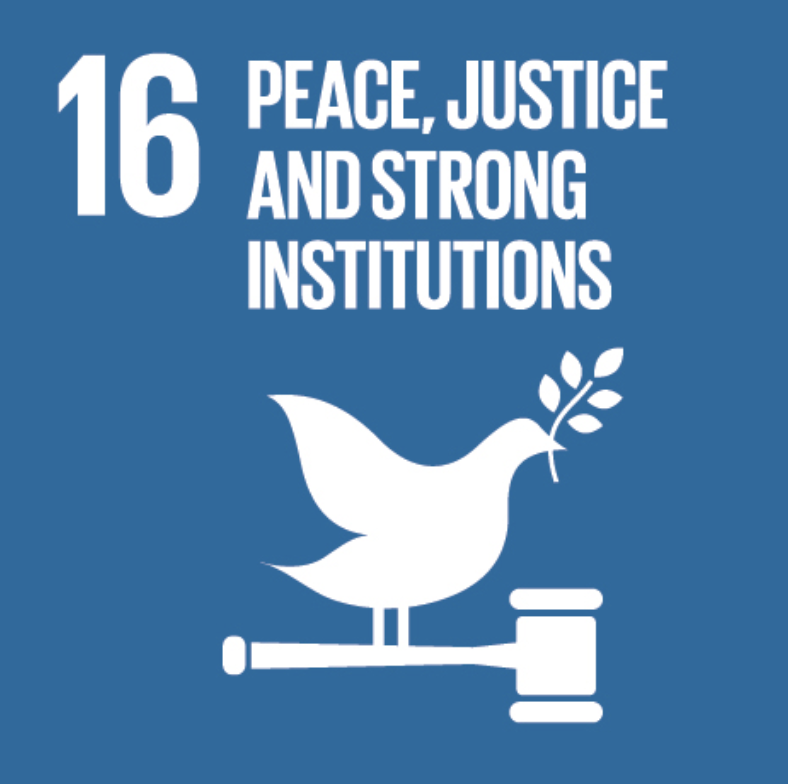 16. Peace, Justice and Strong Institutions