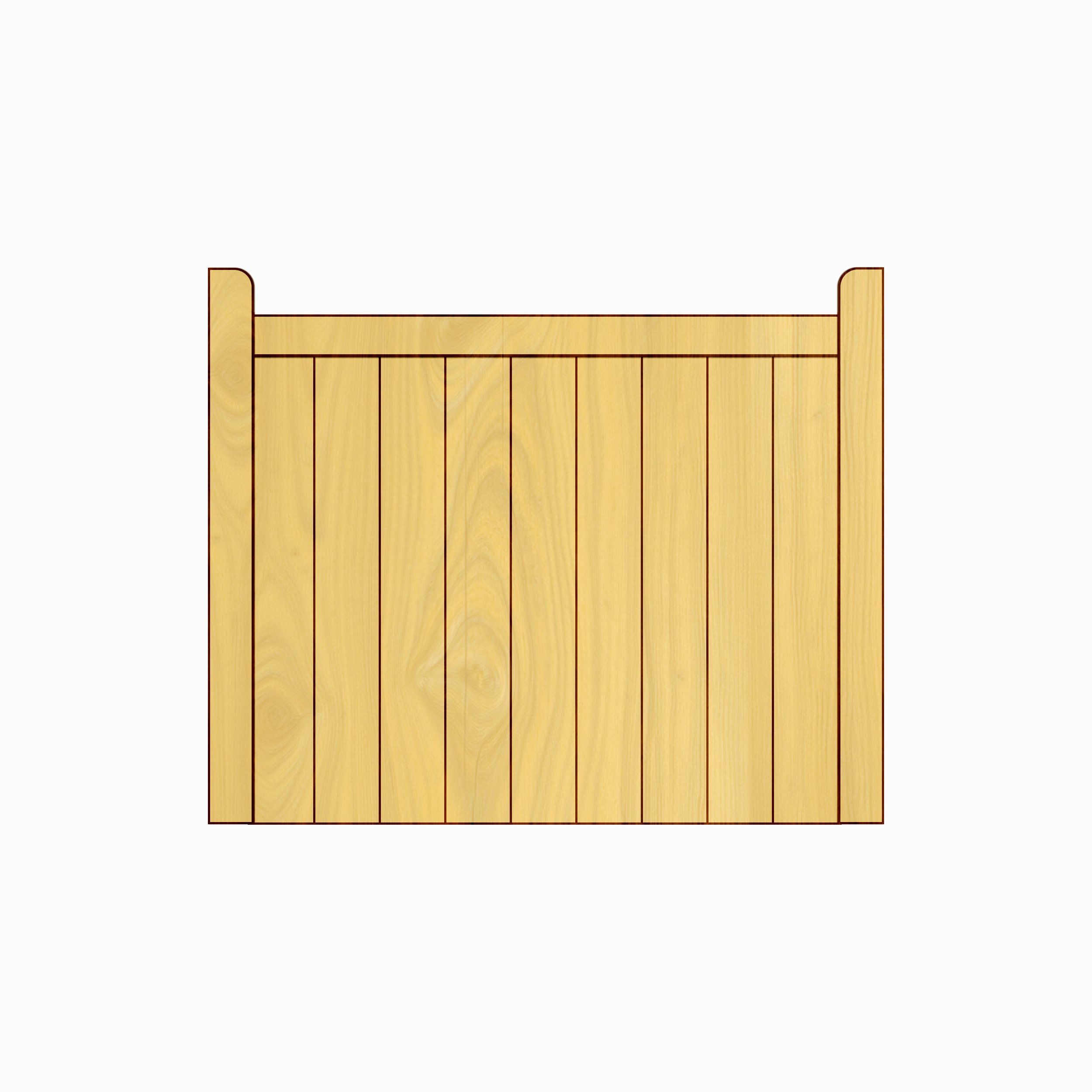 Wooden Garden Gate - Cottage Design