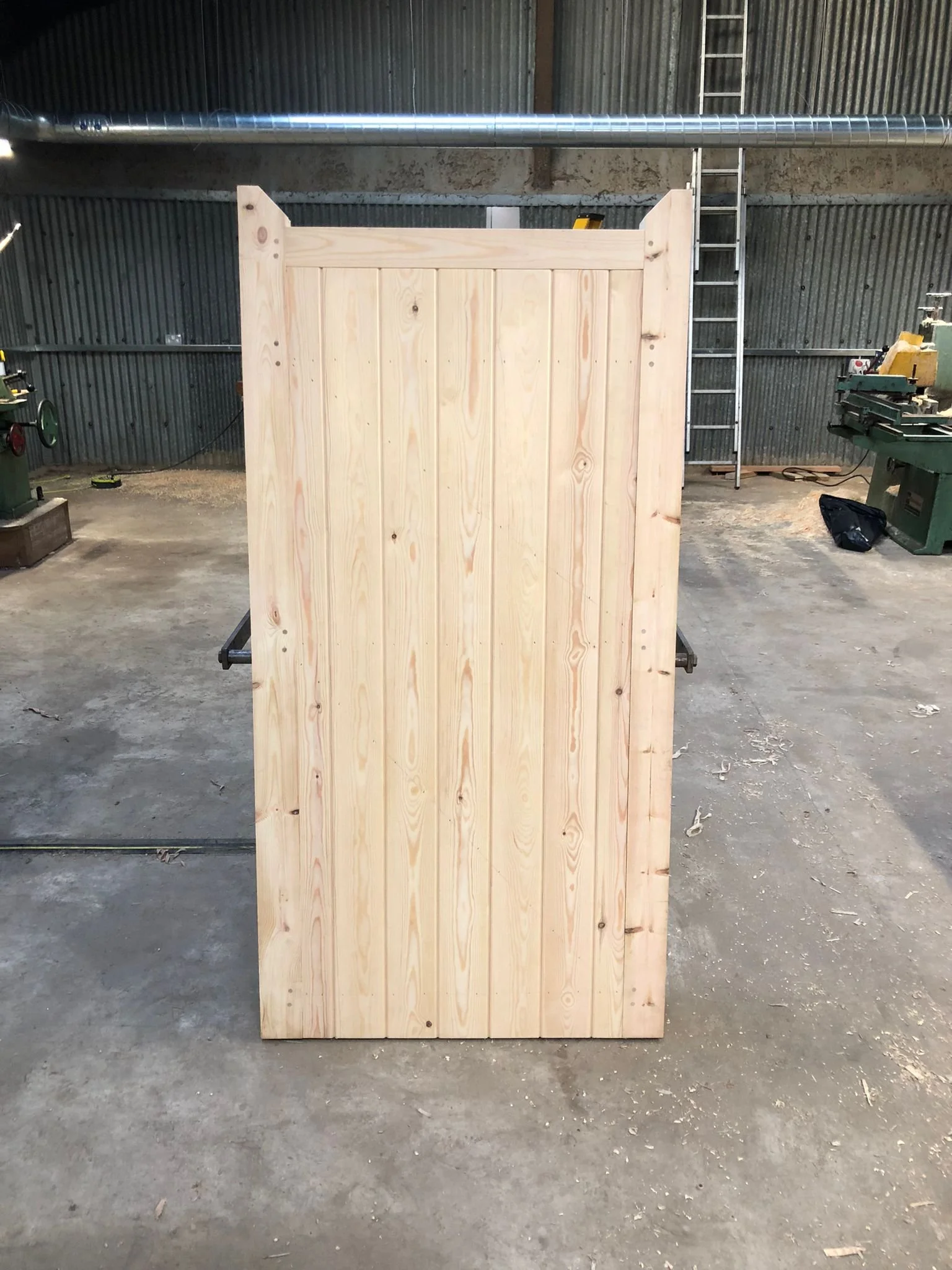 Wooden Flat Top Pedestrian Gate - Tongue & Groove - 'Cottage'