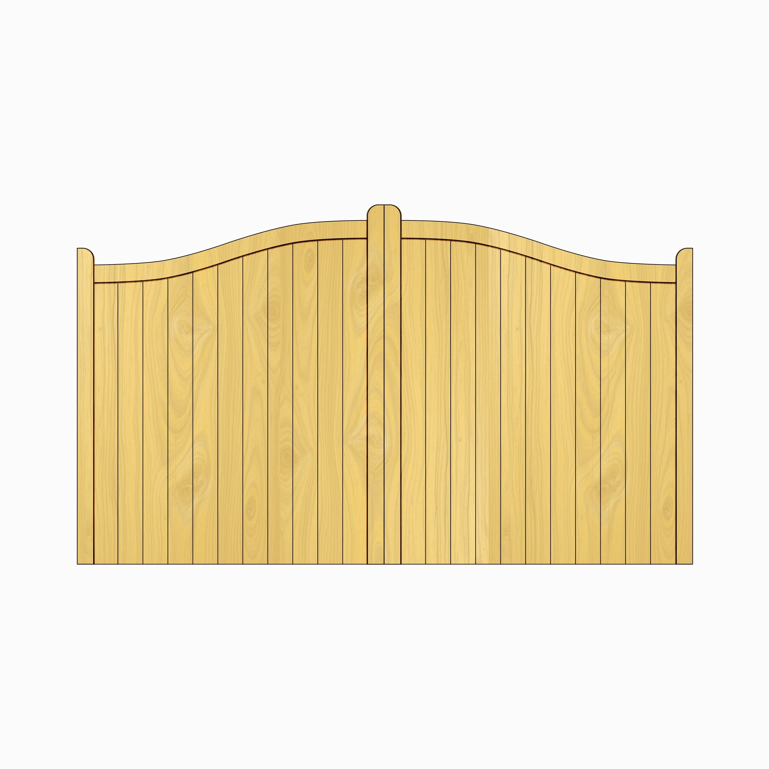 Wooden Driveway Gates - Swan Neck Design.jpg