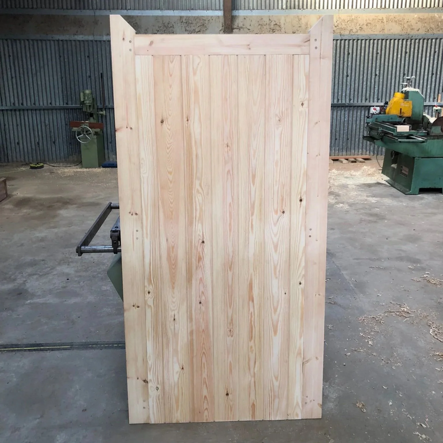 Wooden Flat Top Pedestrian Gate - Cottage Design