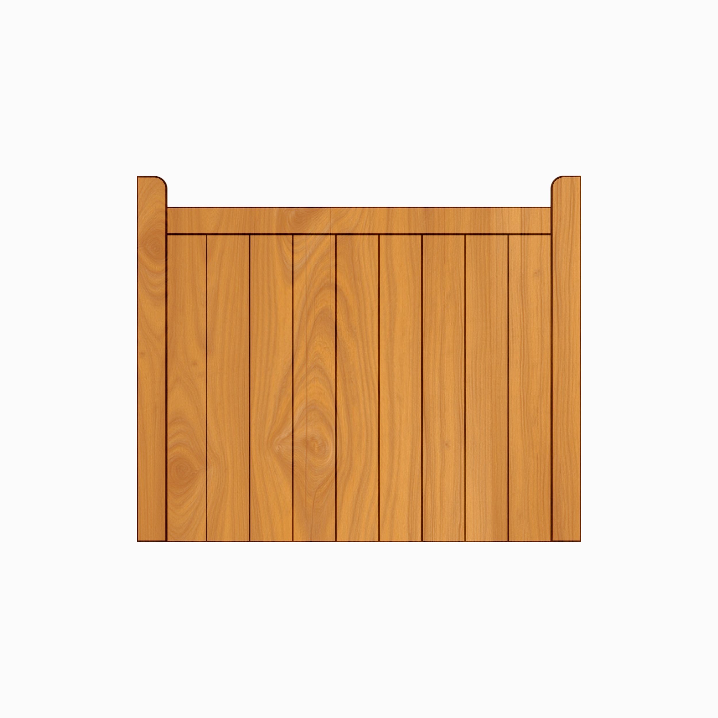 Hardwood Garden Gate - Cottage Desgin
