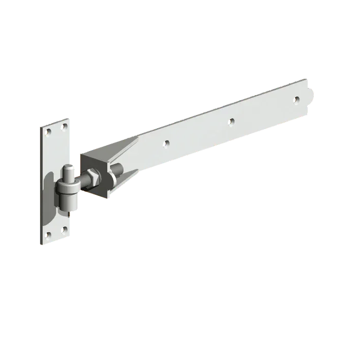 Adjustable Band & Hook Hinges Galvanised Pair