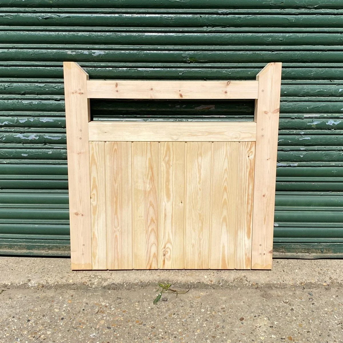 Wooden Flat Top Garden Gate - Tongue & Groove - 'Farm'