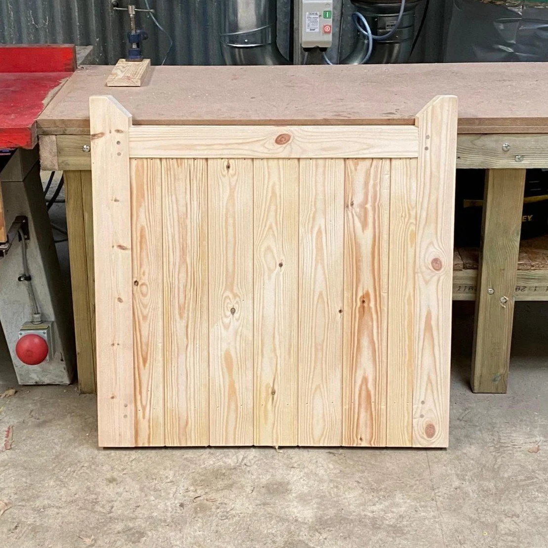 Wooden Flat Top Garden Gate - Cottage Design