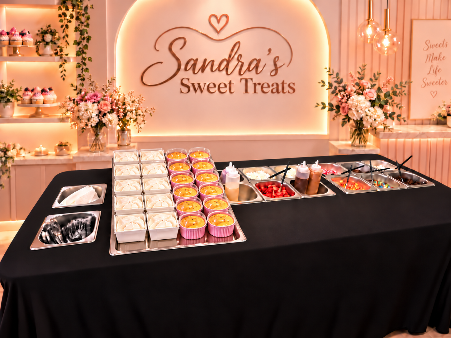 DIY Cake and Pavlova Table