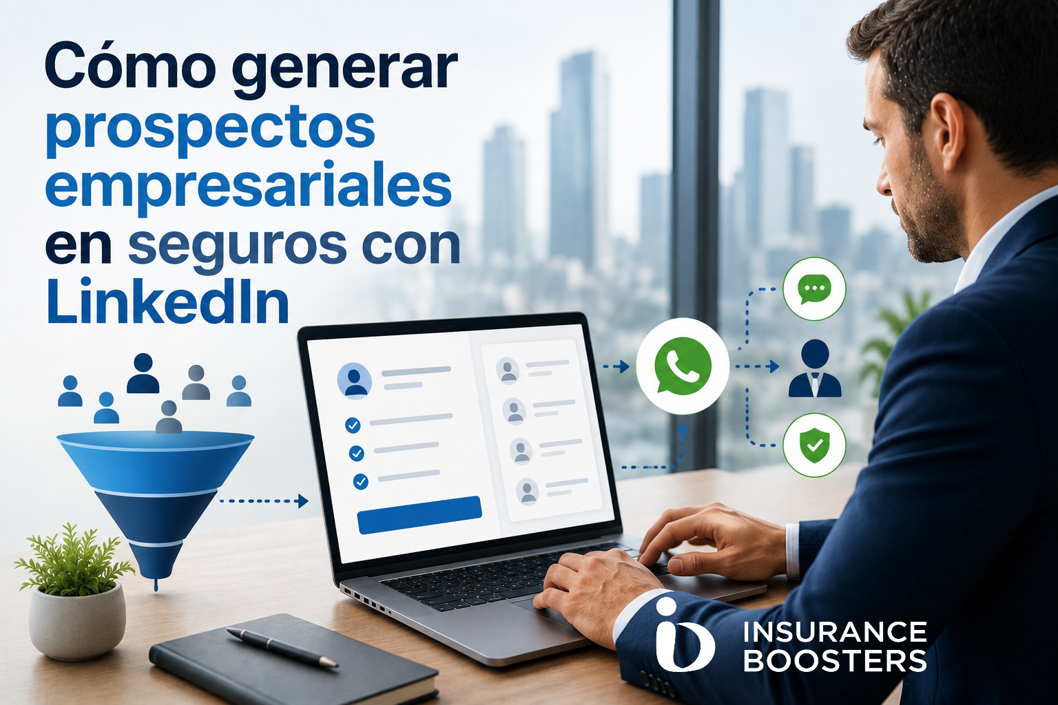 Cómo generar prospectos empresariales en seguros con LinkedIn